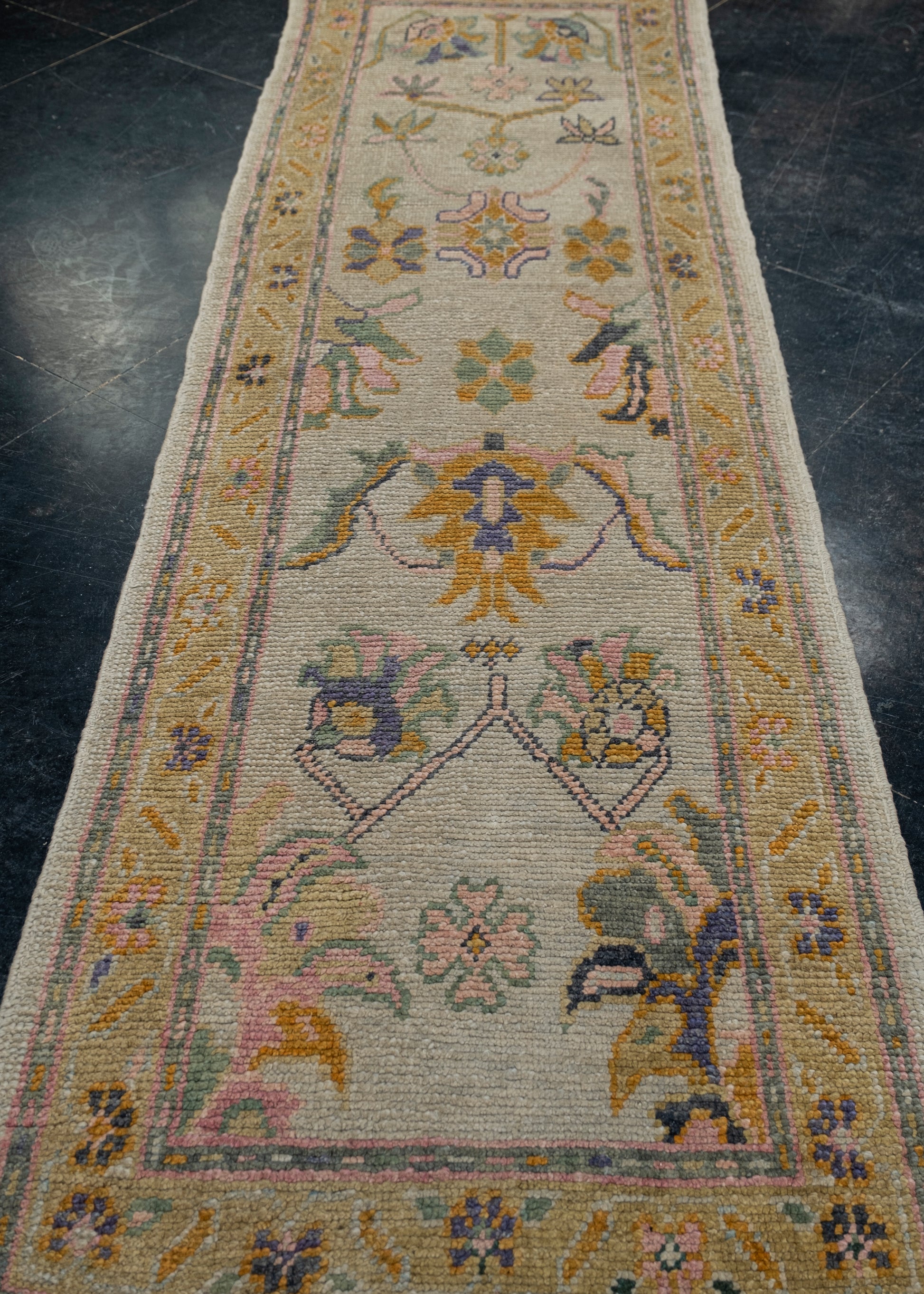 Turkish Oushak Rug 2'11" x 9'11" #4564