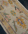 Turkish Oushak Rug 2'11" x 9'11" #4564