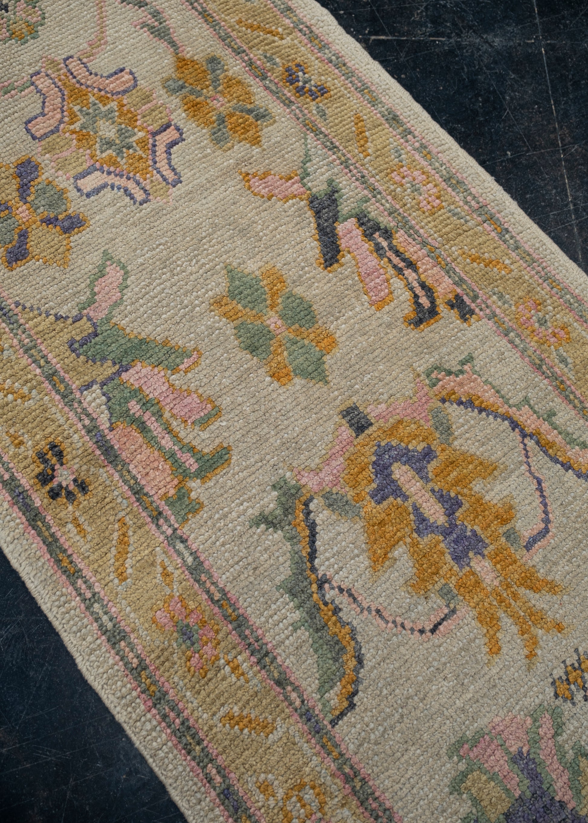 Turkish Oushak Rug 2'11" x 9'11" #4564