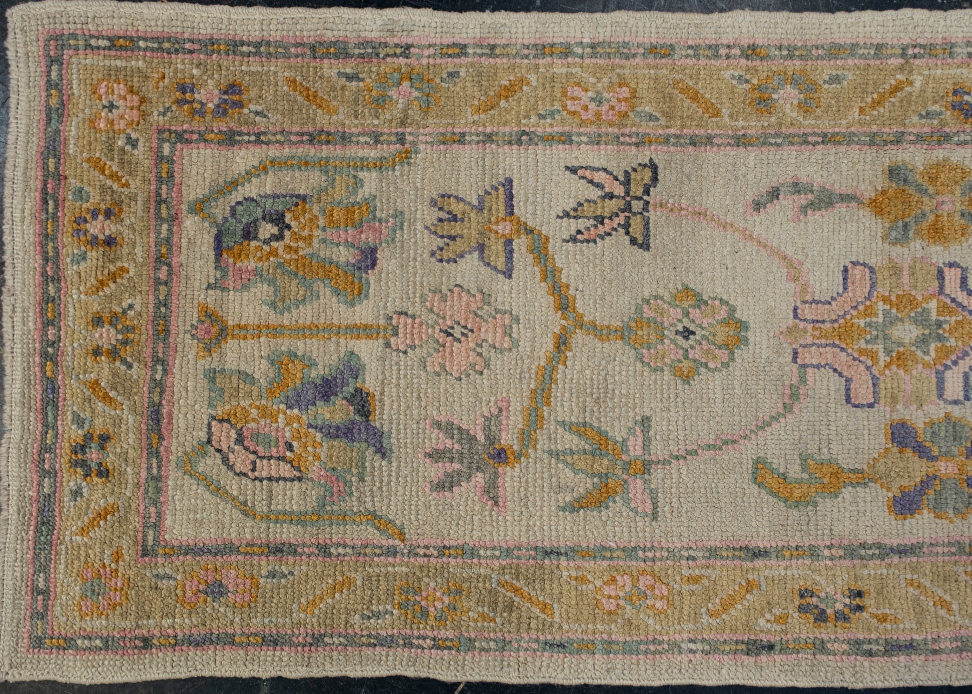 Turkish Oushak Rug 2'11" x 9'11" #4564