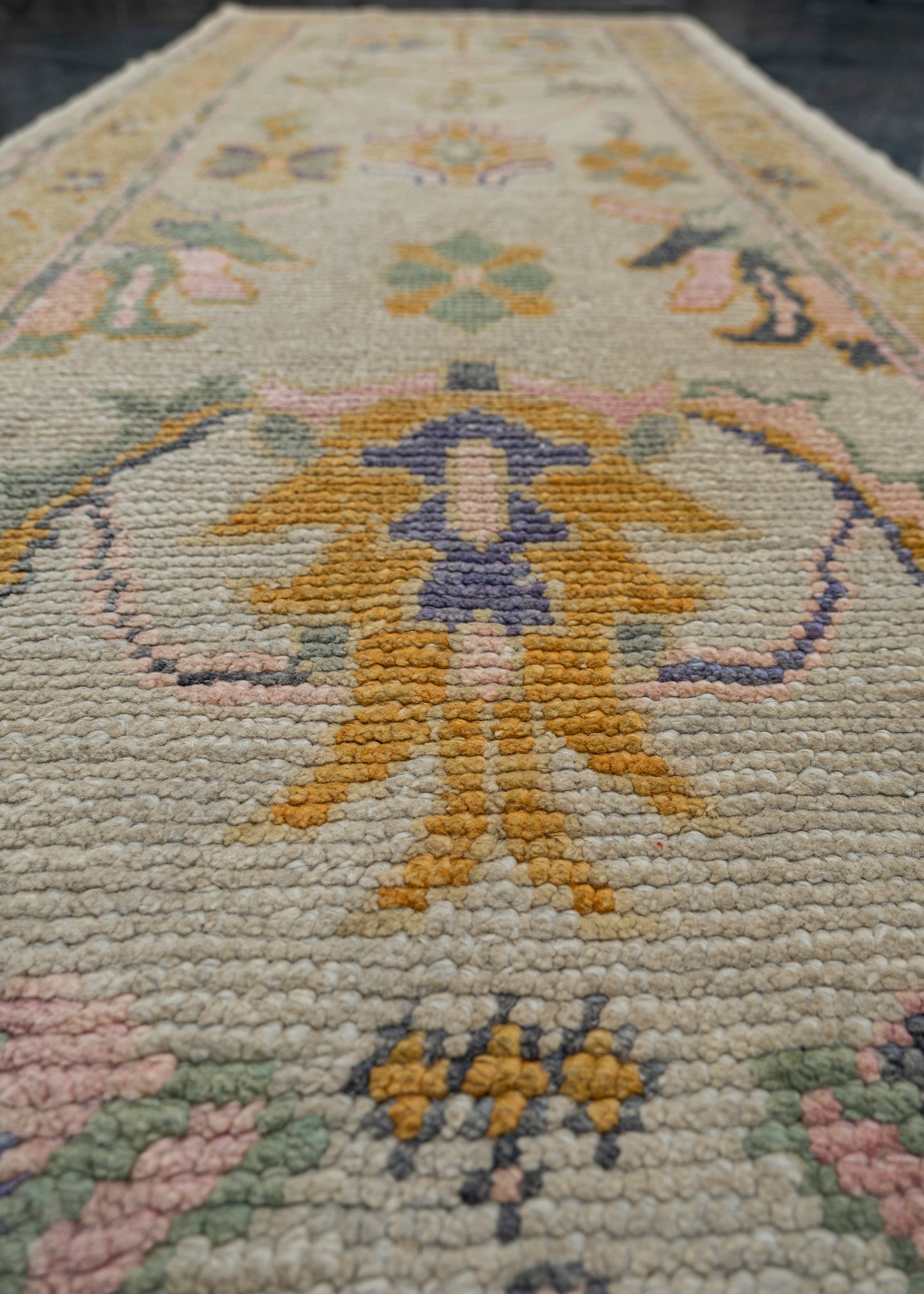 Turkish Oushak Rug 2'11" x 9'11" #4564