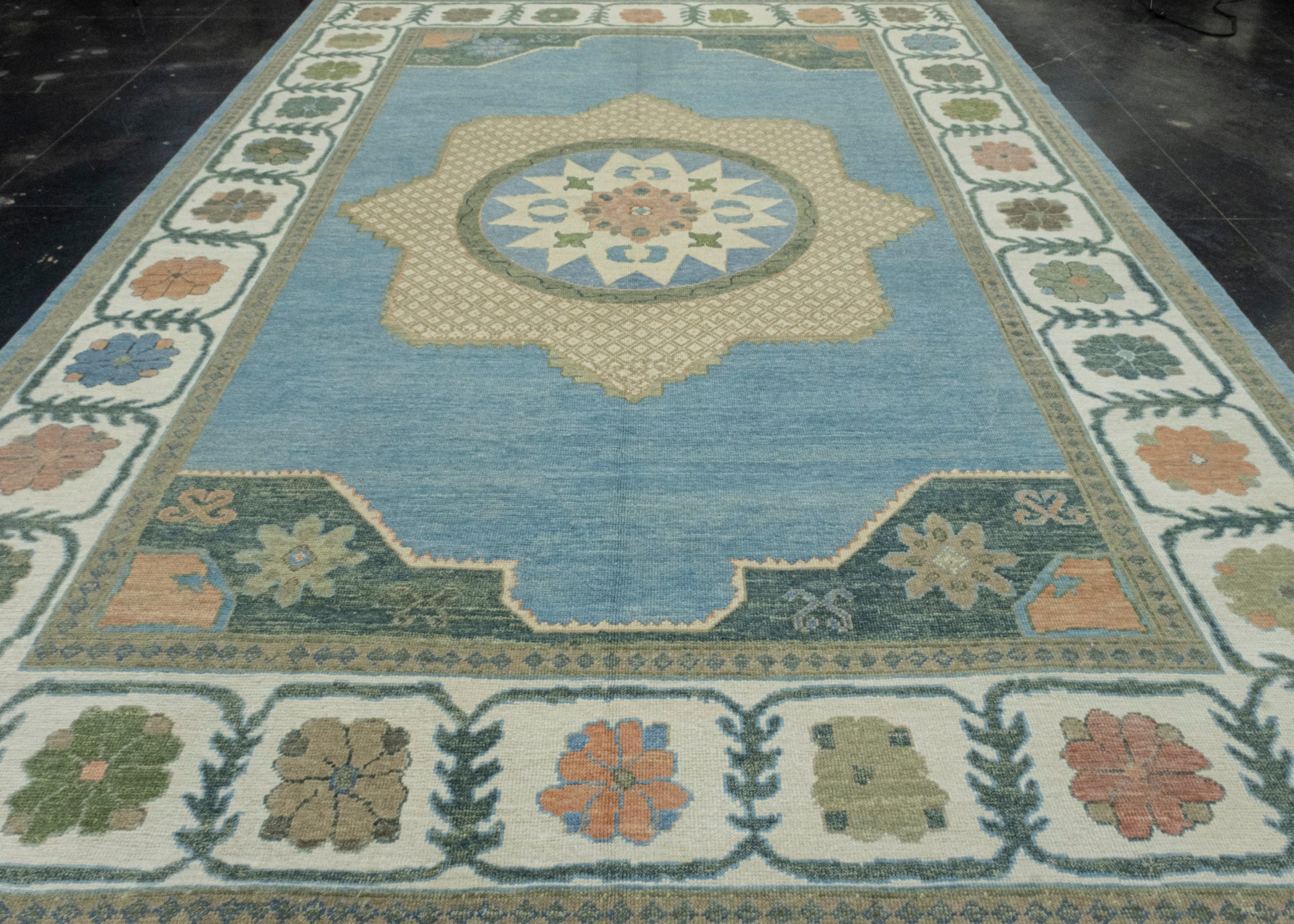 Turkish Oushak Rug 9'10" x 14'3" #16788