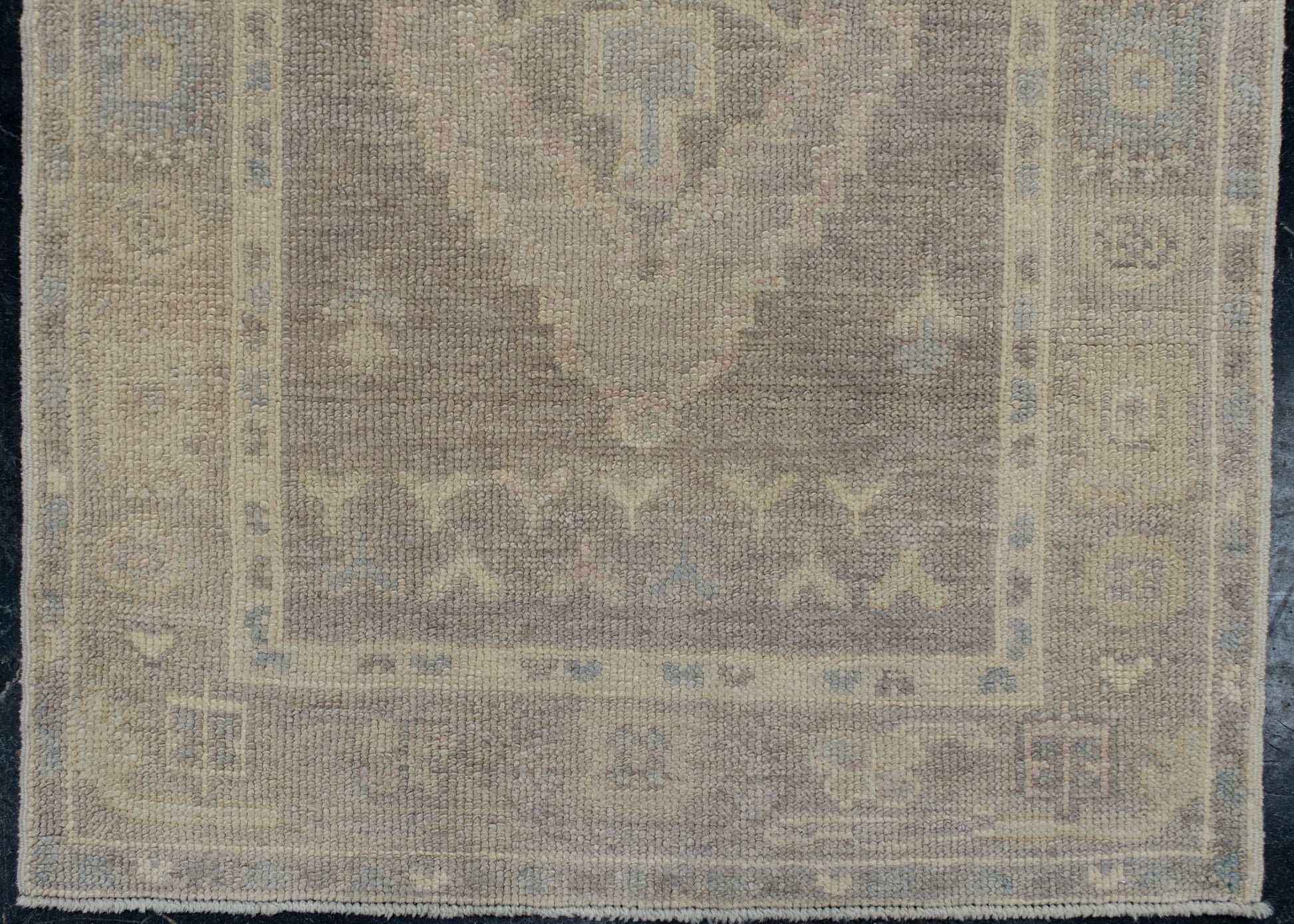 Turkish Oushak Rug 3' x 9'10" #12171