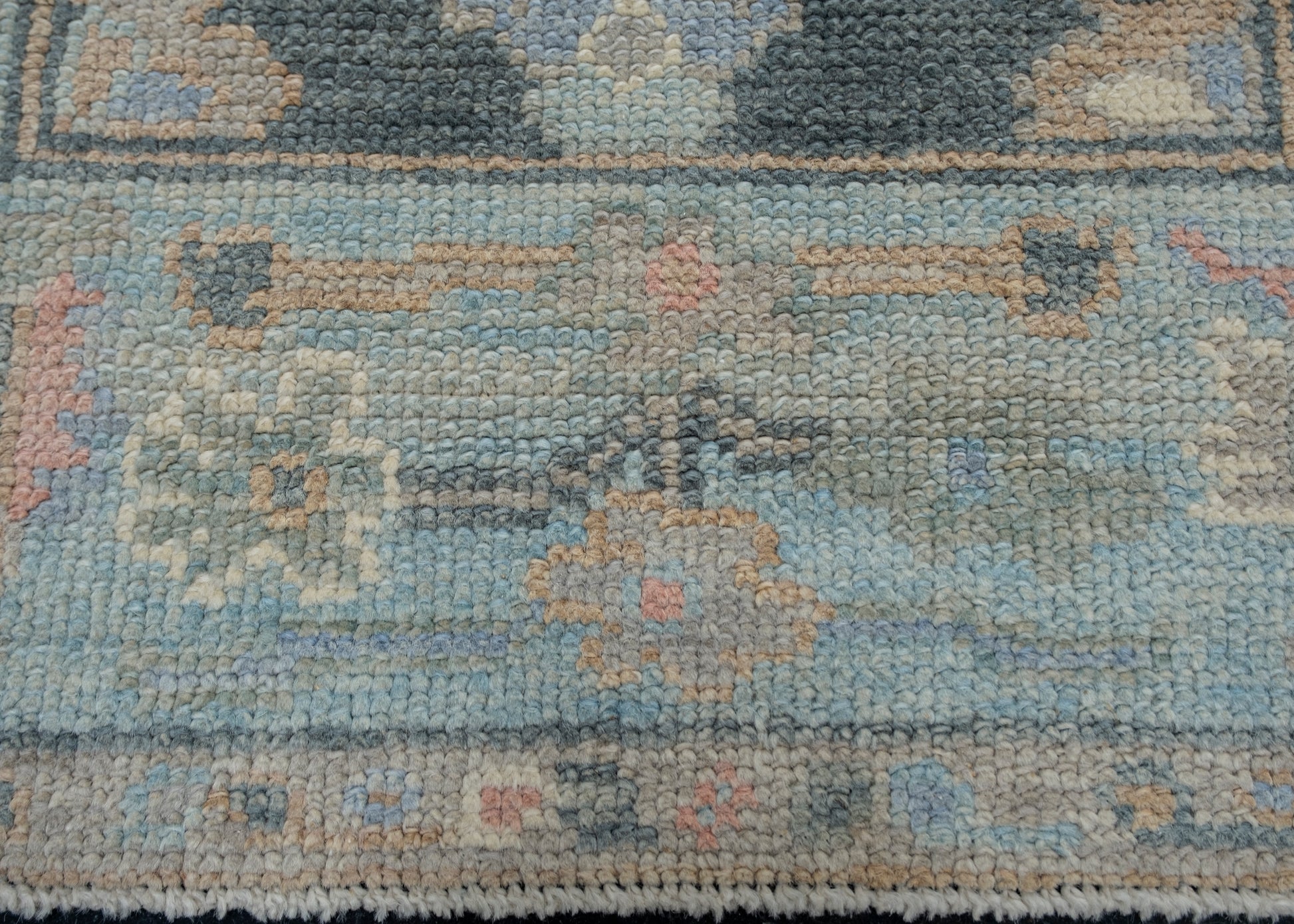 Turkish Oushak Rug 2'10" x 9' #12113