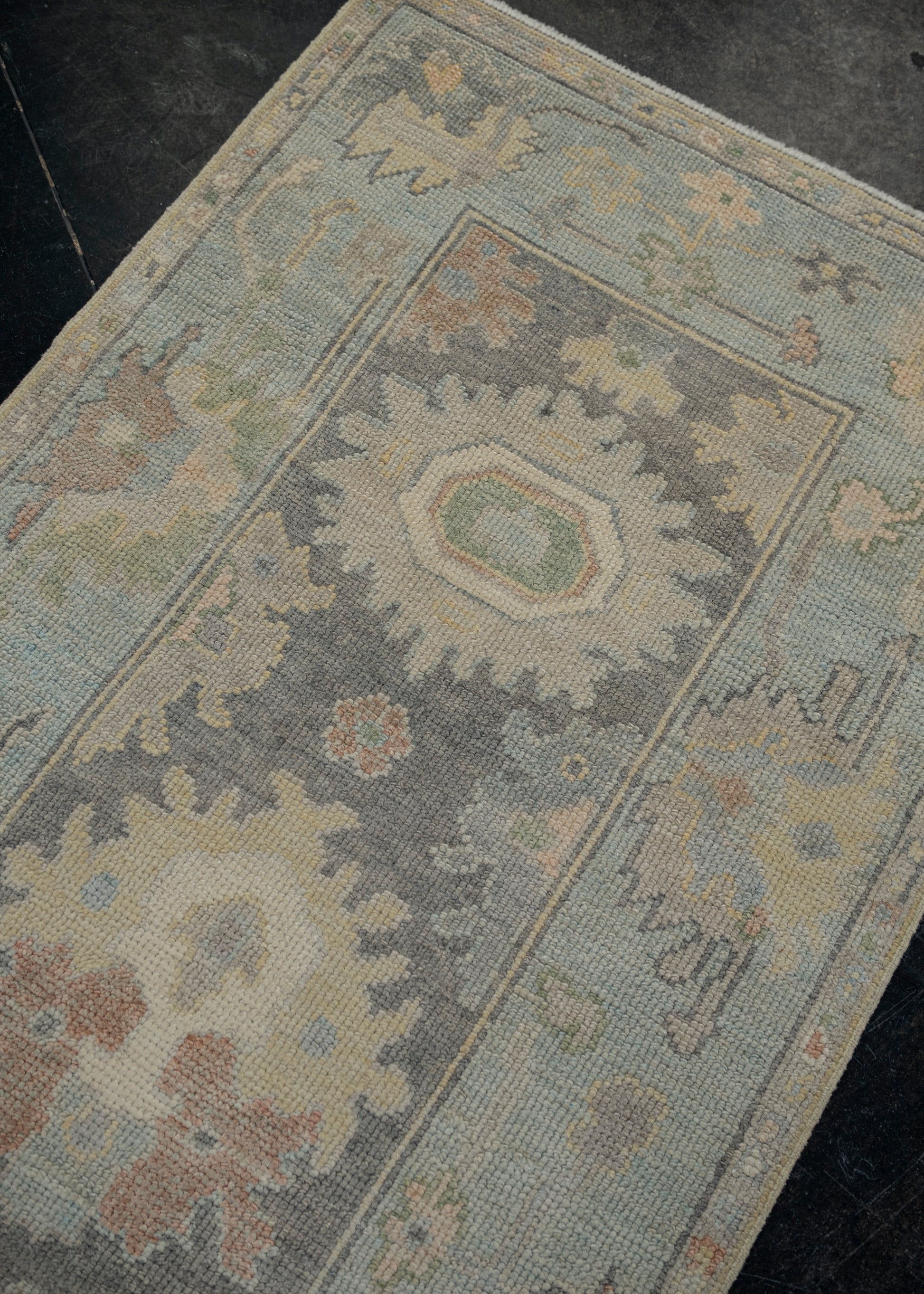 Turkish Oushak Rug 2'9" x 8'8" #12040