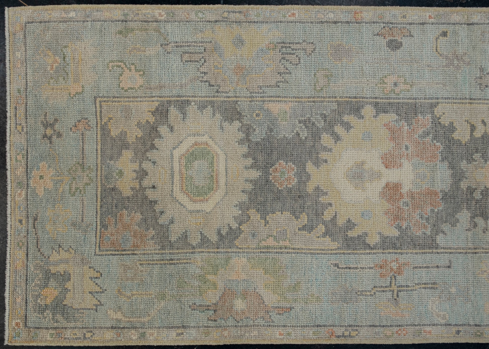 Turkish Oushak Rug 2'9" x 8'8" #12040