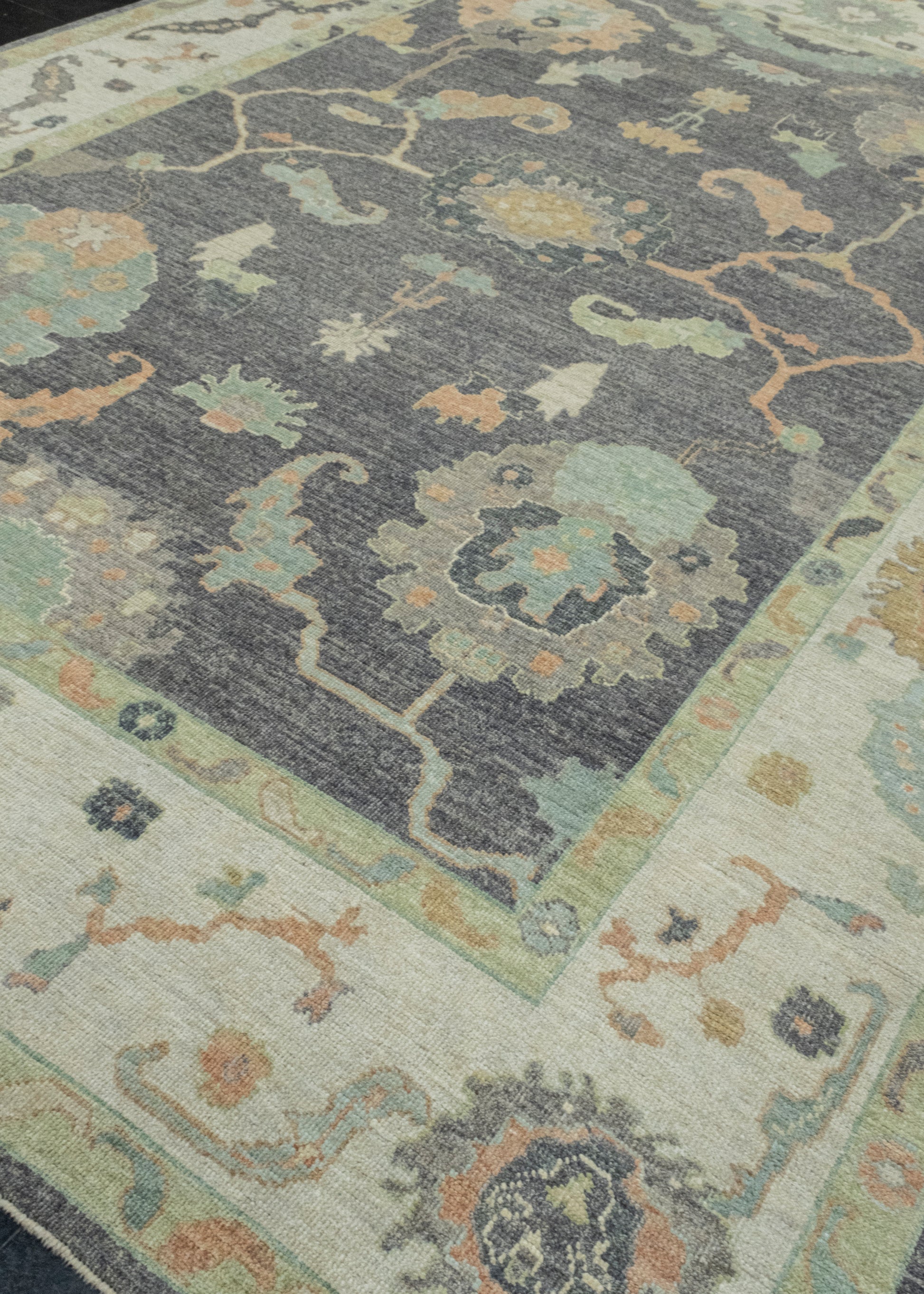 Turkish Oushak Rug 9'11" x 14' #16539