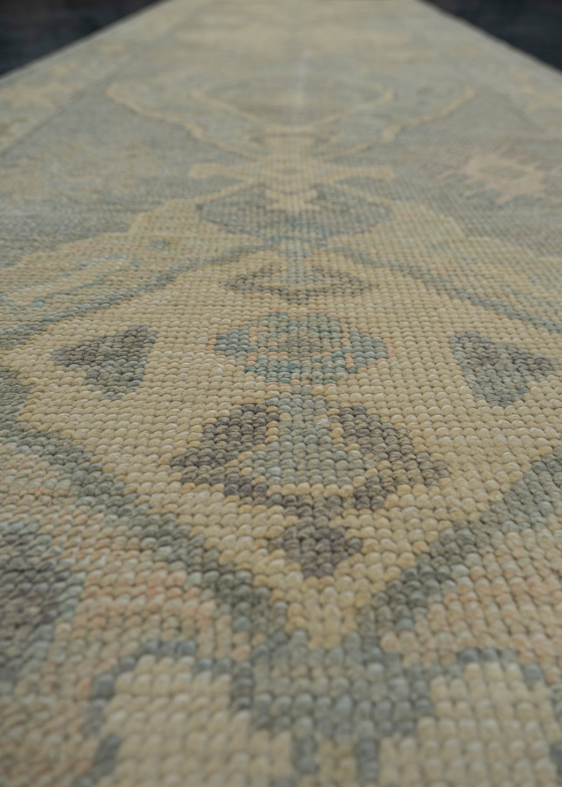 Turkish Oushak Rug 2'9" x 9'4" #12103
