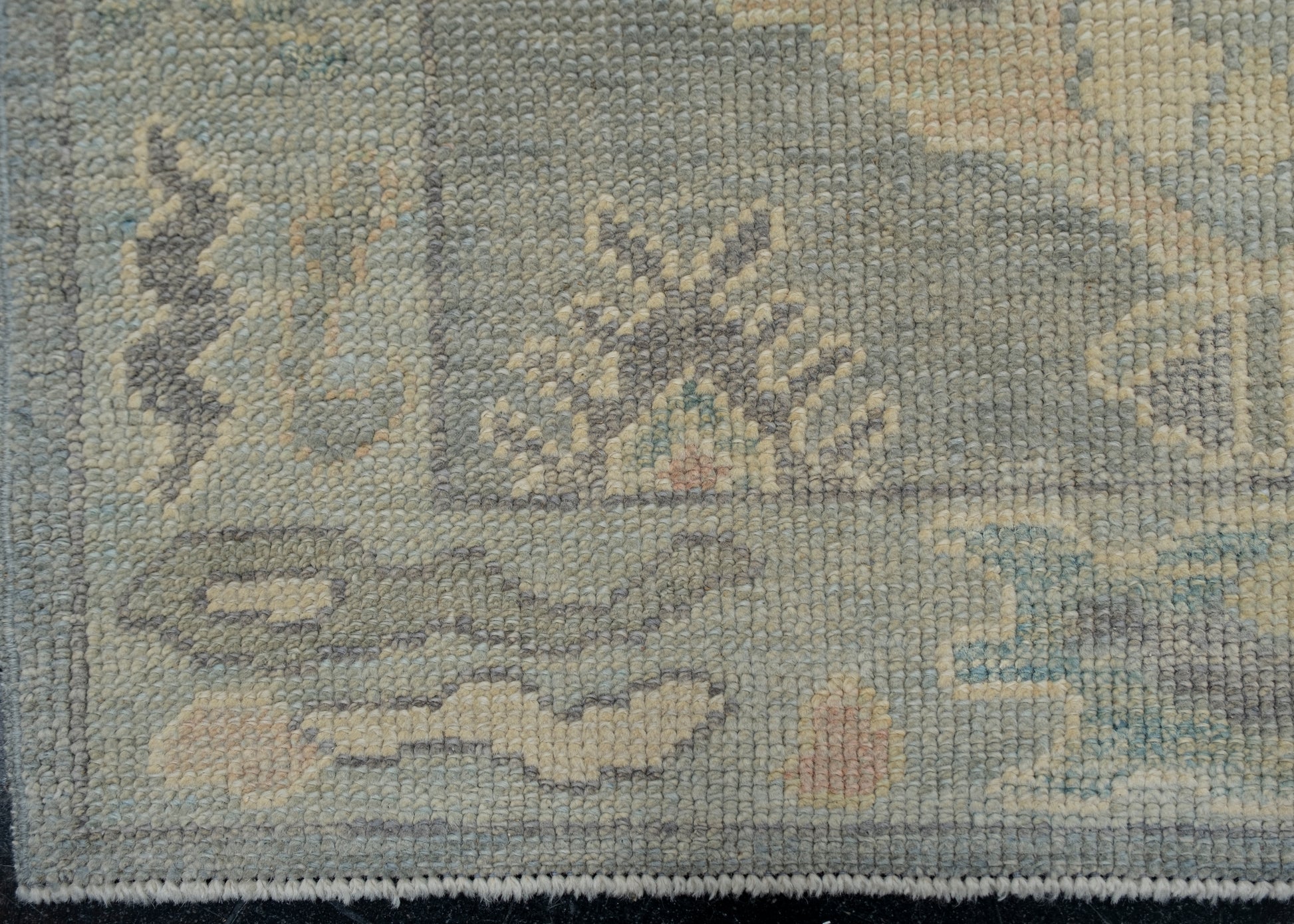Turkish Oushak Rug 2'9" x 9'4" #12103