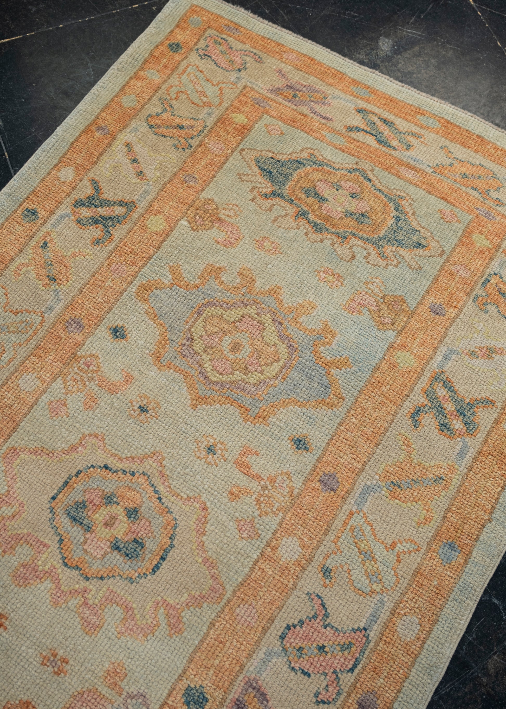 Turkish Oushak Rug 3'1" x 9'6" #2194