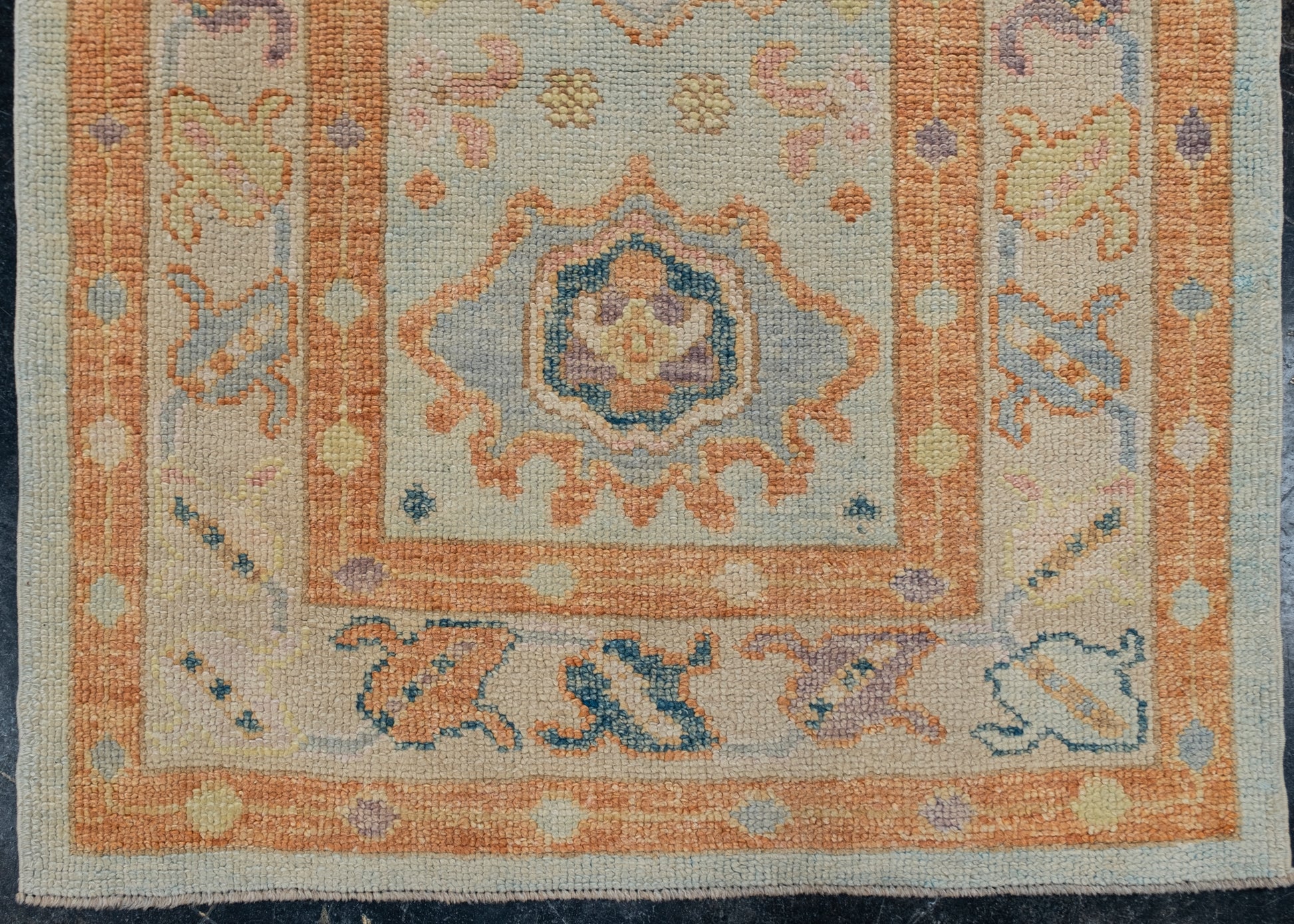 Turkish Oushak Rug 3'1" x 9'6" #2194