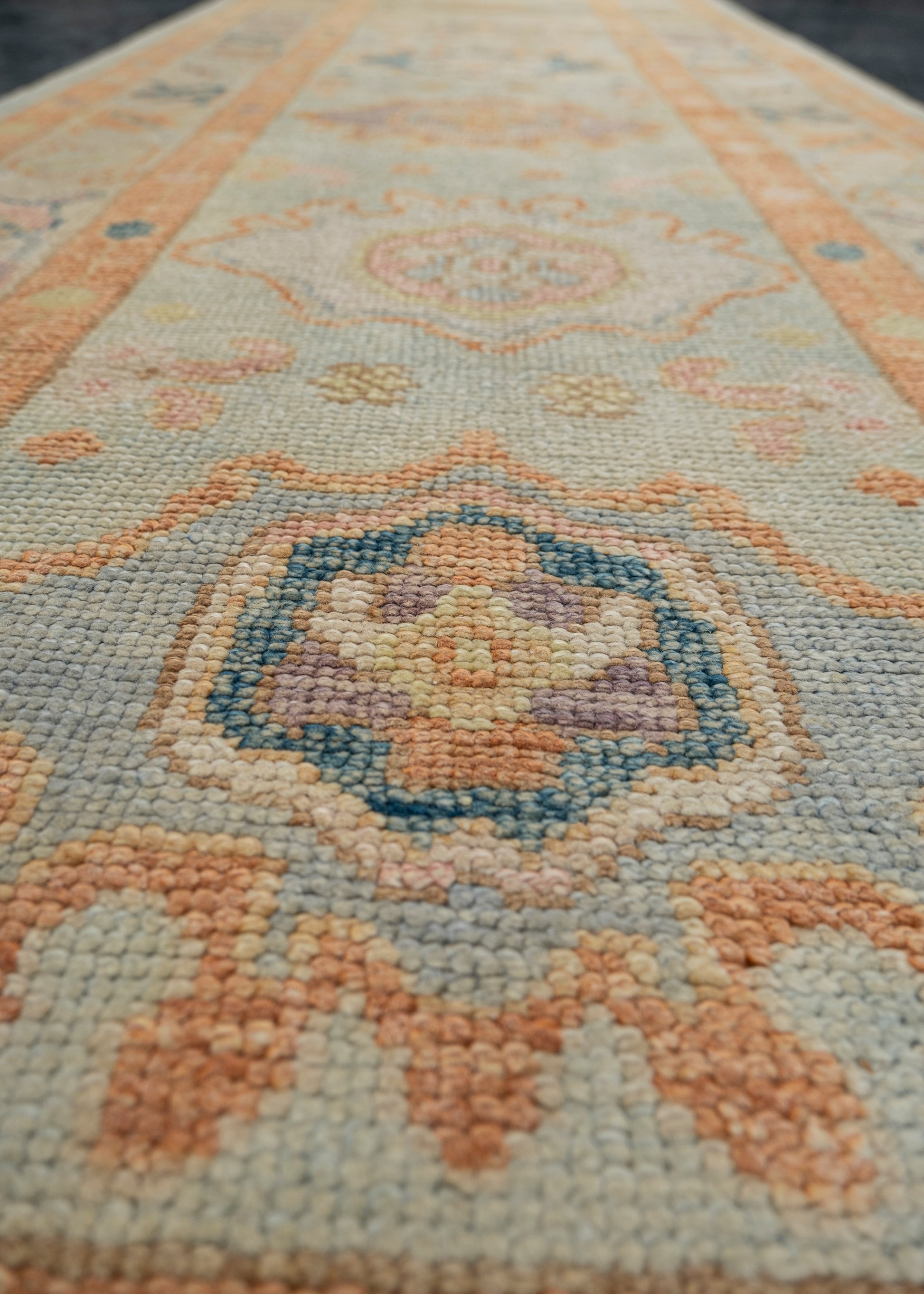 Turkish Oushak Rug 3'1" x 9'6" #2194