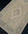 Turkish Oushak Rug 3' x 9'4" #12177
