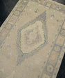 Turkish Oushak Rug 3' x 9'4" #12177