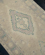 Turkish Oushak Rug 3' x 9'4" #12177