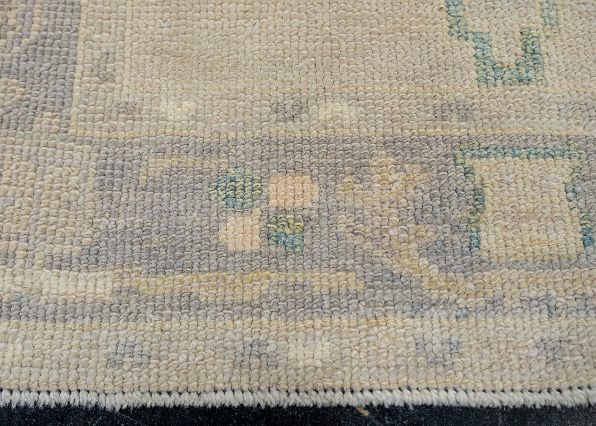 Turkish Oushak Rug 3' x 9'4" #12177
