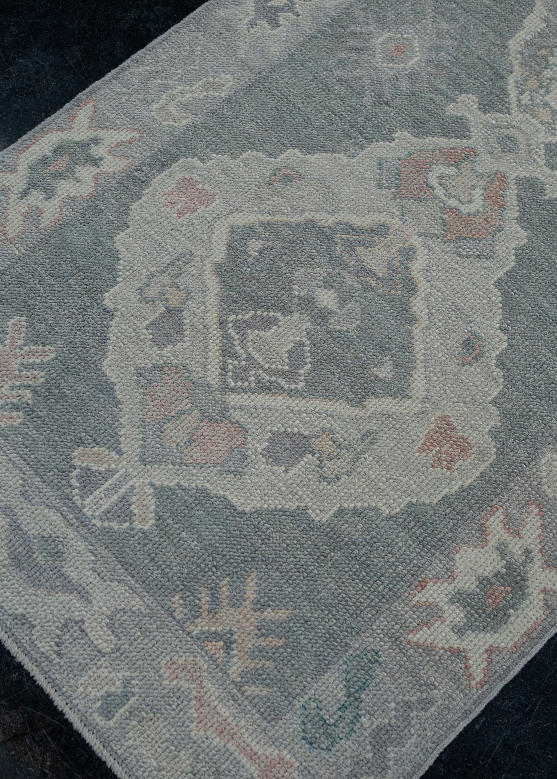 Turkish Oushak Rug 2'10" x 10' #12180