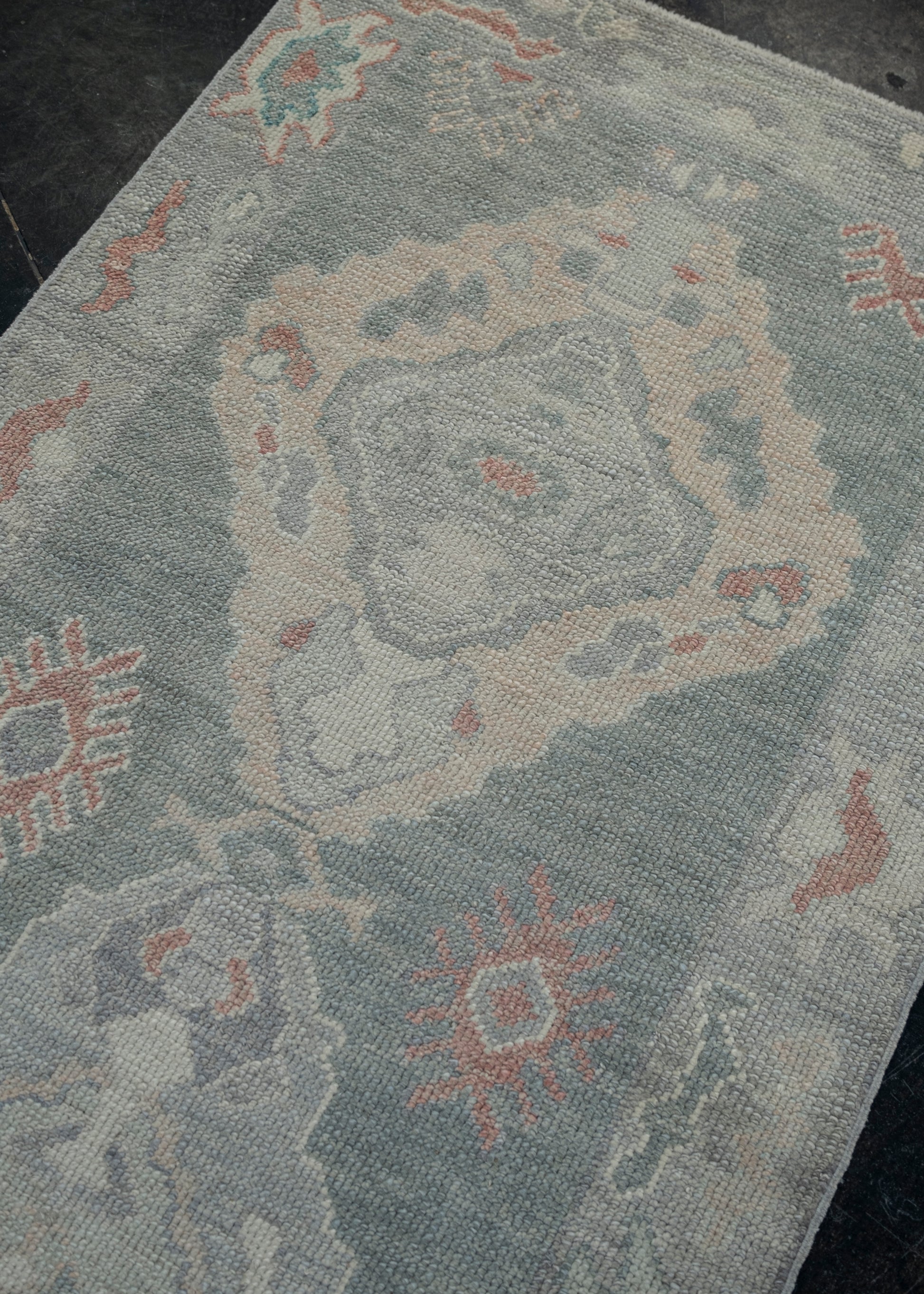 Turkish Oushak Rug 2'10" x 10' #12180