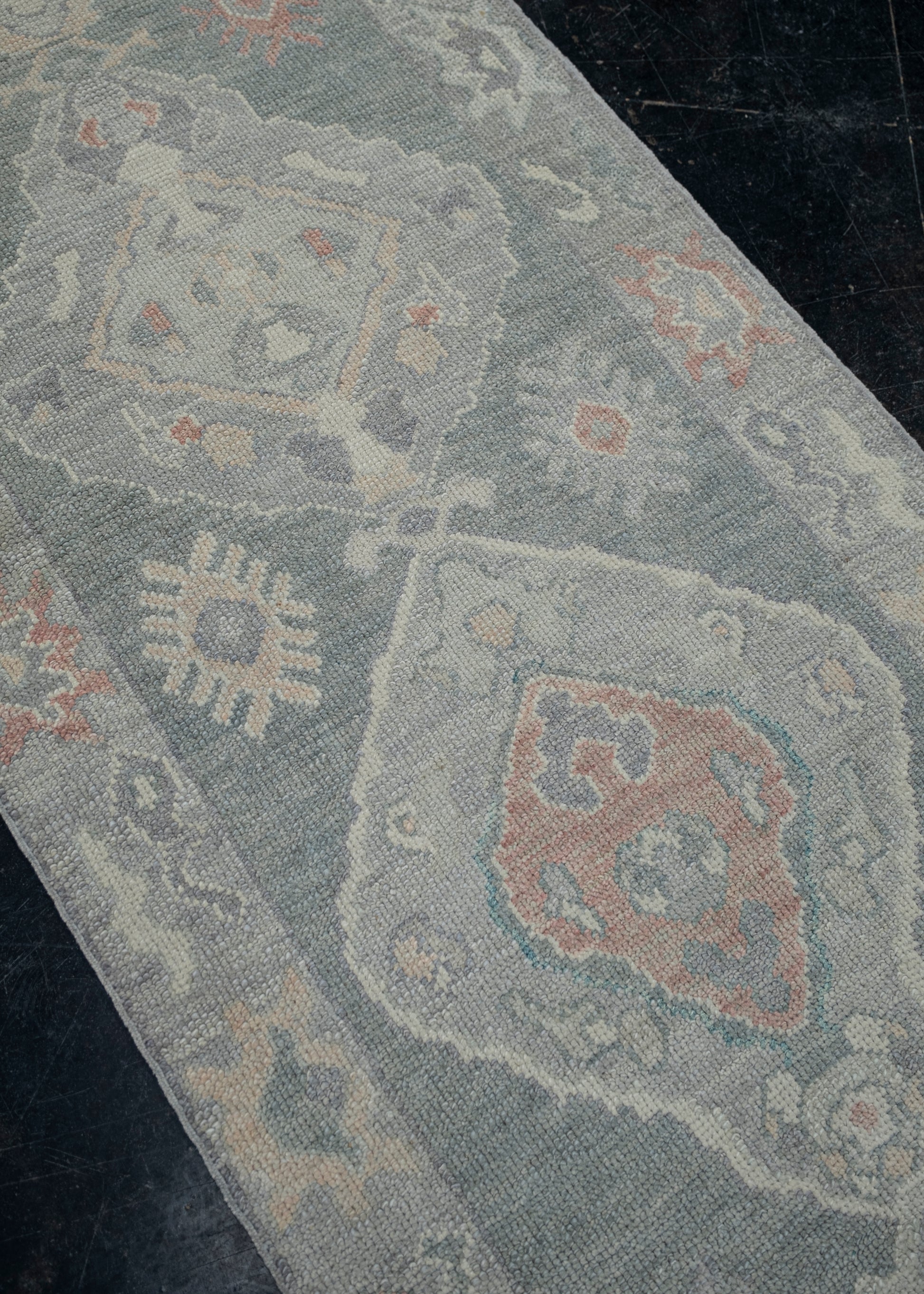 Turkish Oushak Rug 2'10" x 10' #12180