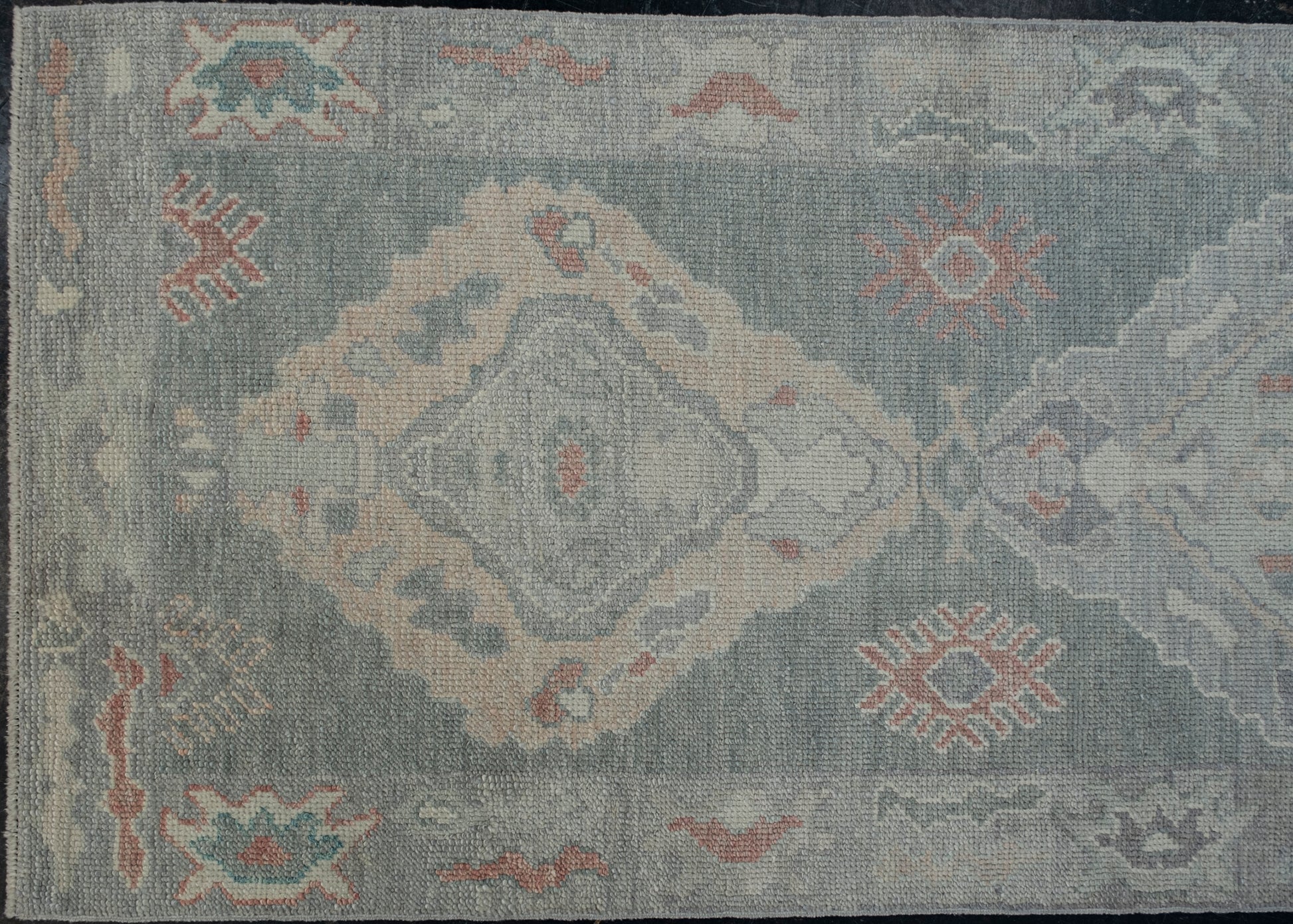 Turkish Oushak Rug 2'10" x 10' #12180