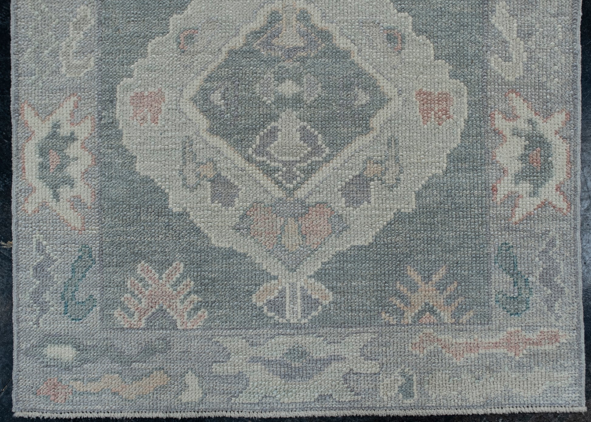 Turkish Oushak Rug 2'10" x 10' #12180