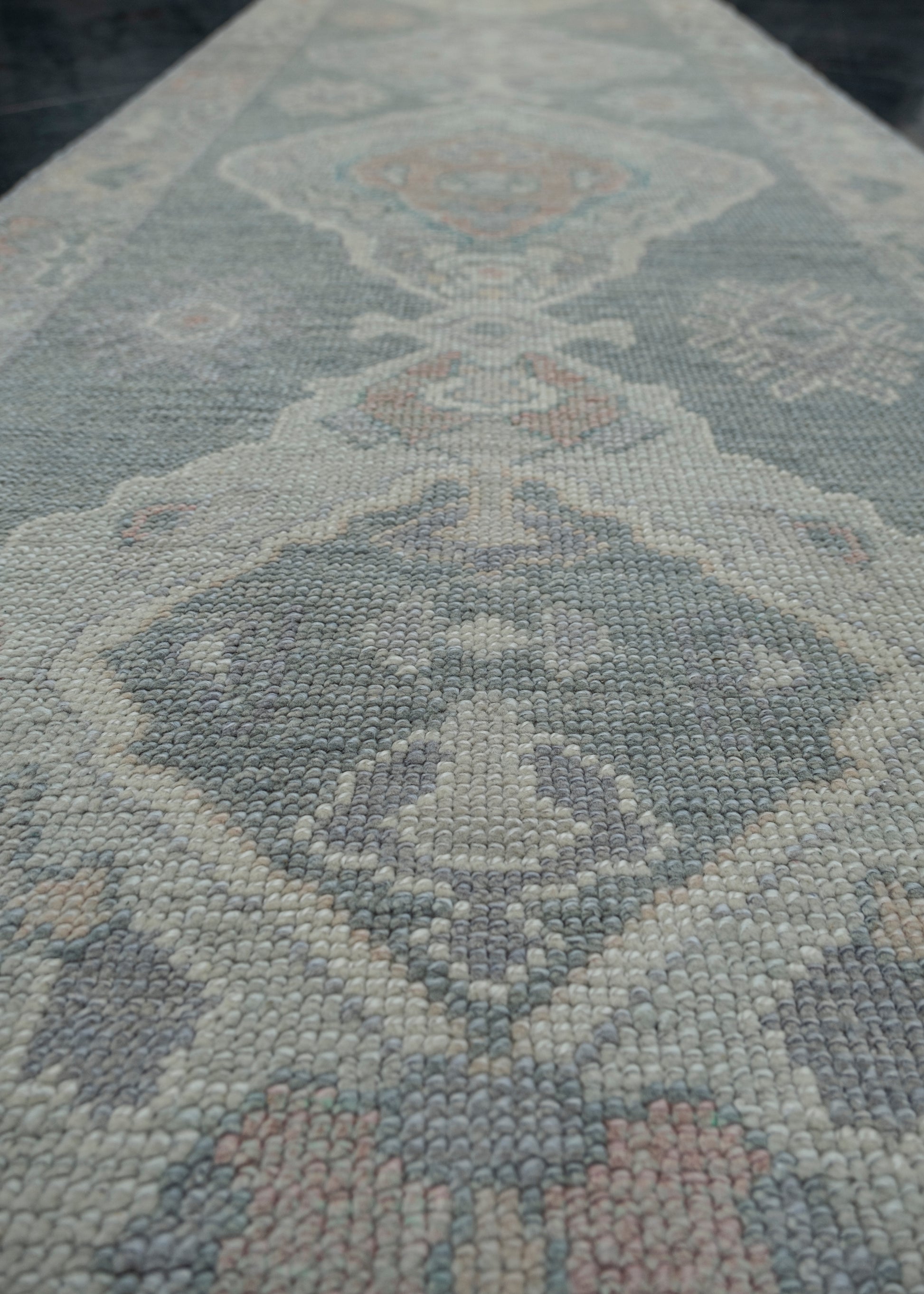Turkish Oushak Rug 2'10" x 10' #12180