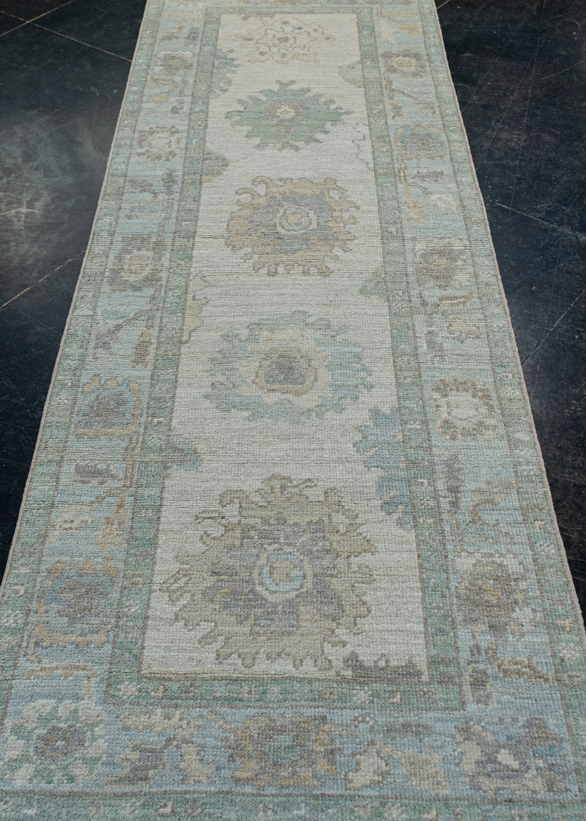 Turkish Oushak Rug 2'10" x 8'6" #11796