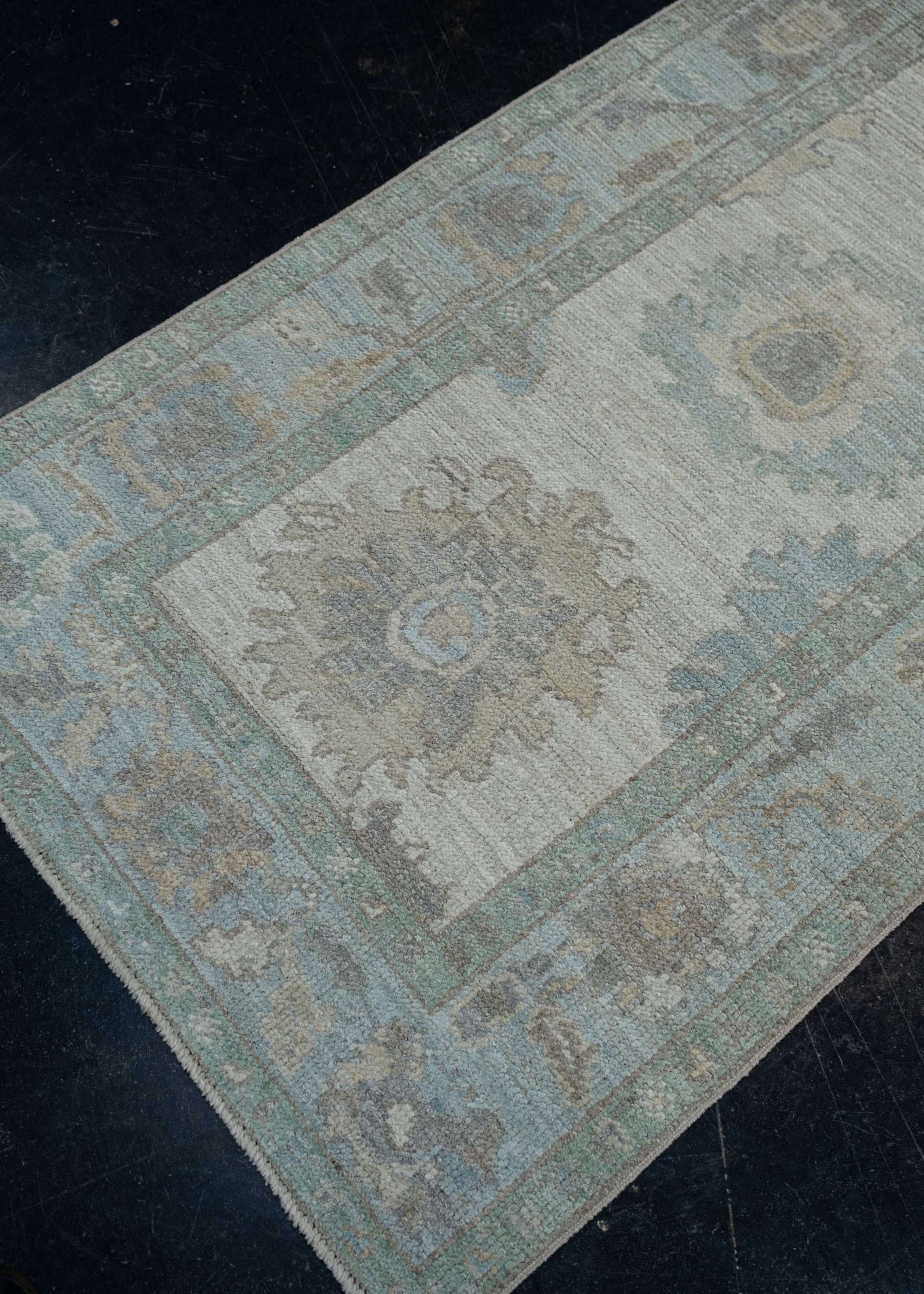 Turkish Oushak Rug 2'10" x 8'6" #11796