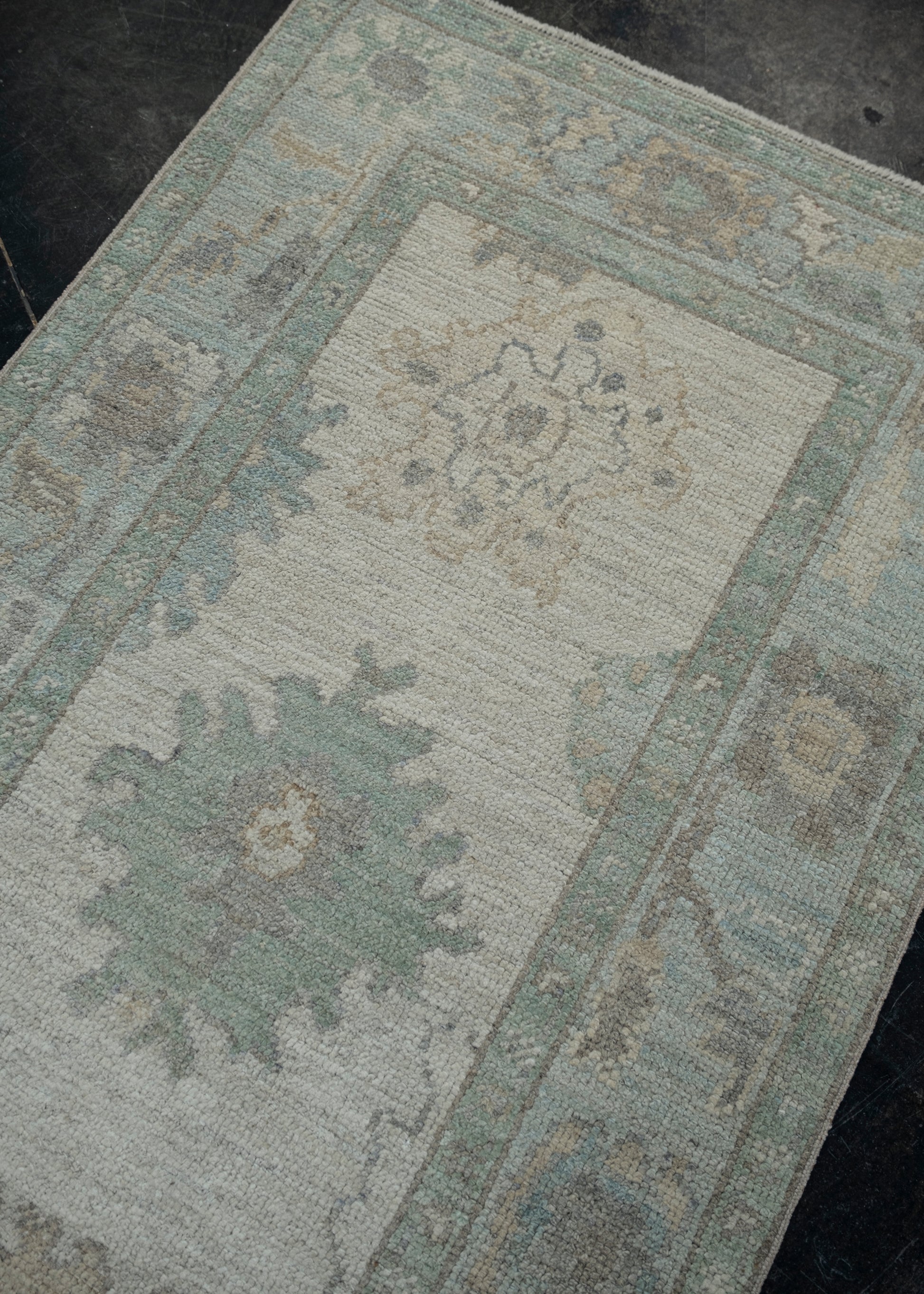 Turkish Oushak Rug 2'10" x 8'6" #11796