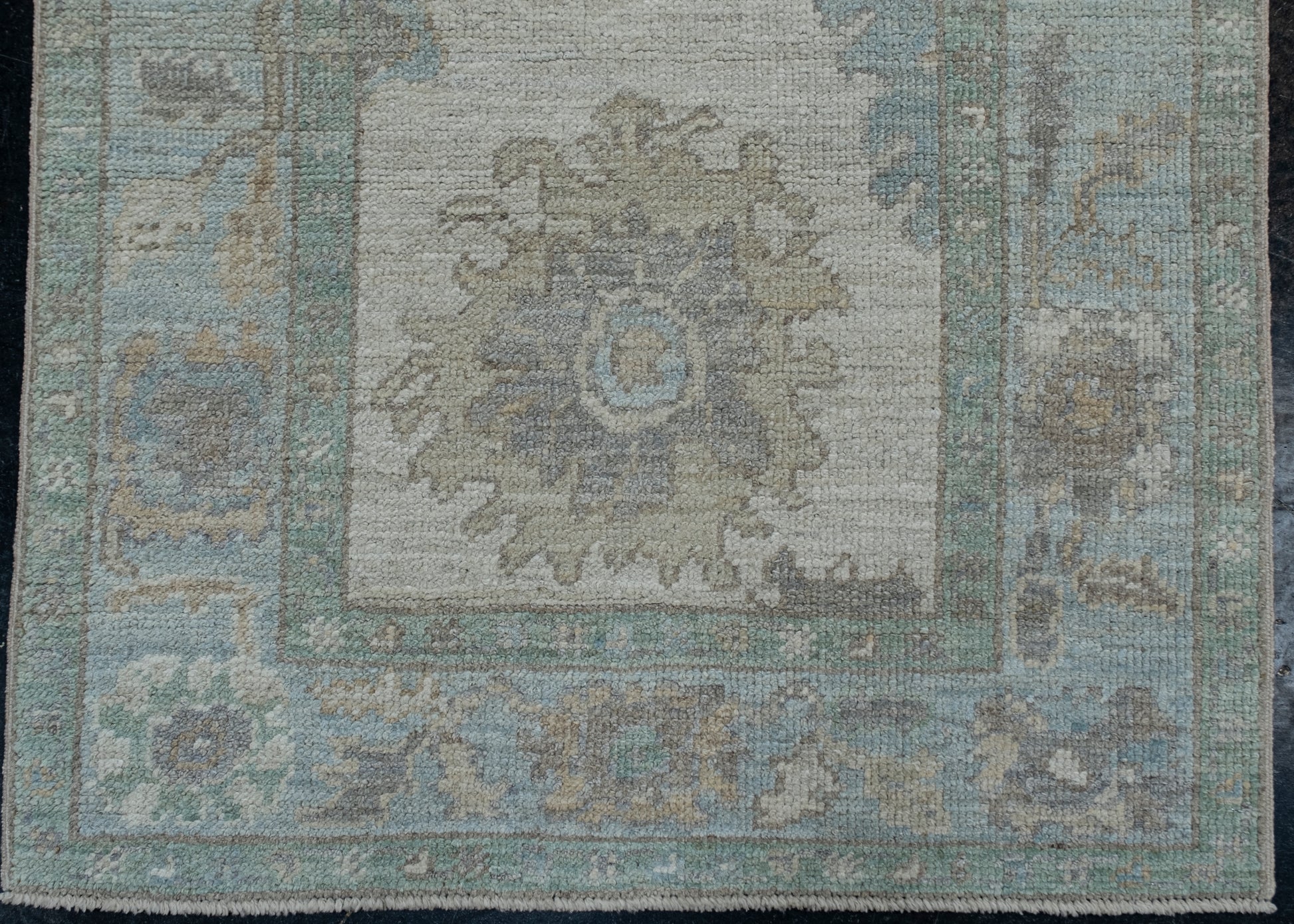 Turkish Oushak Rug 2'10" x 8'6" #11796