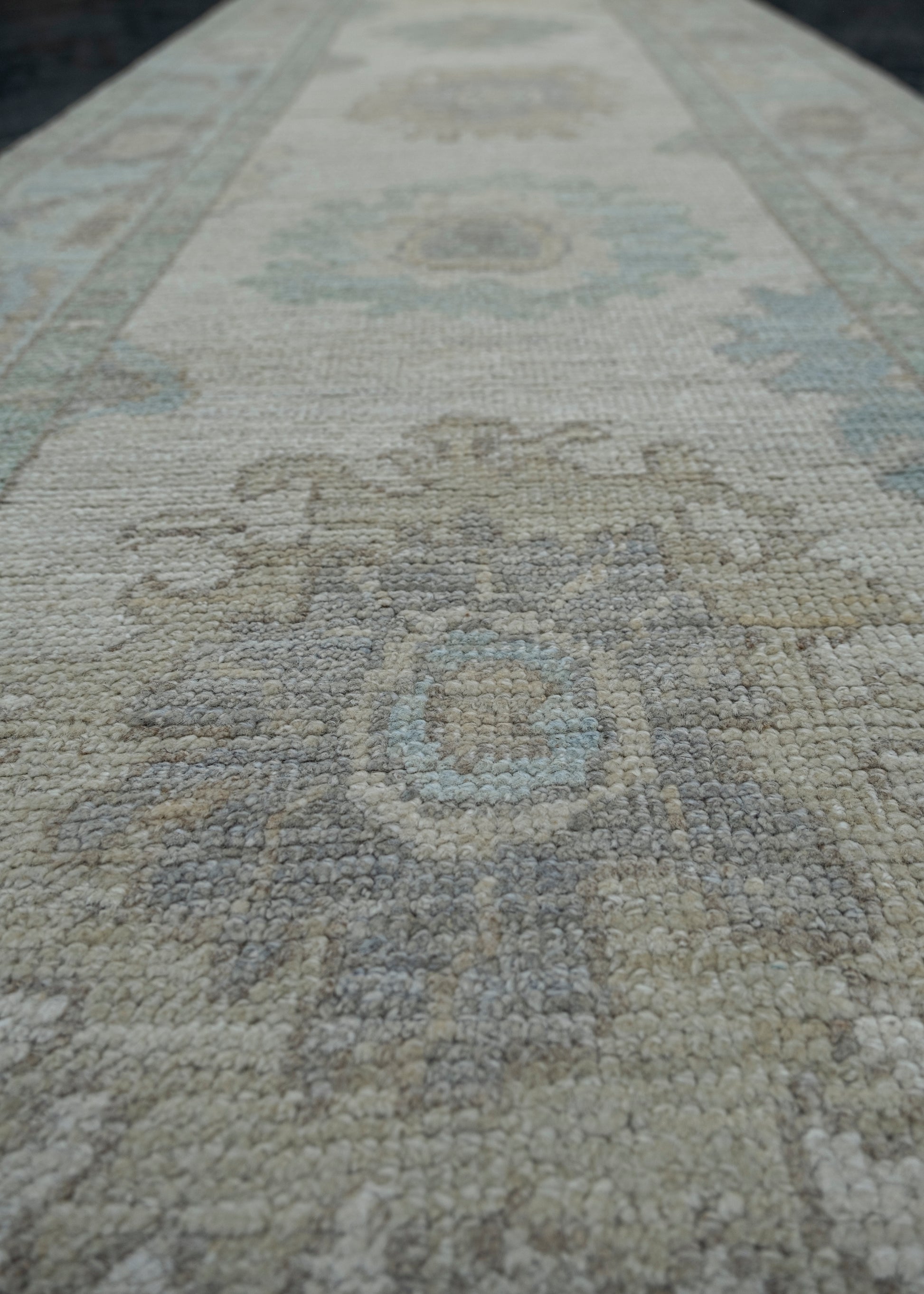 Turkish Oushak Rug 2'10" x 8'6" #11796