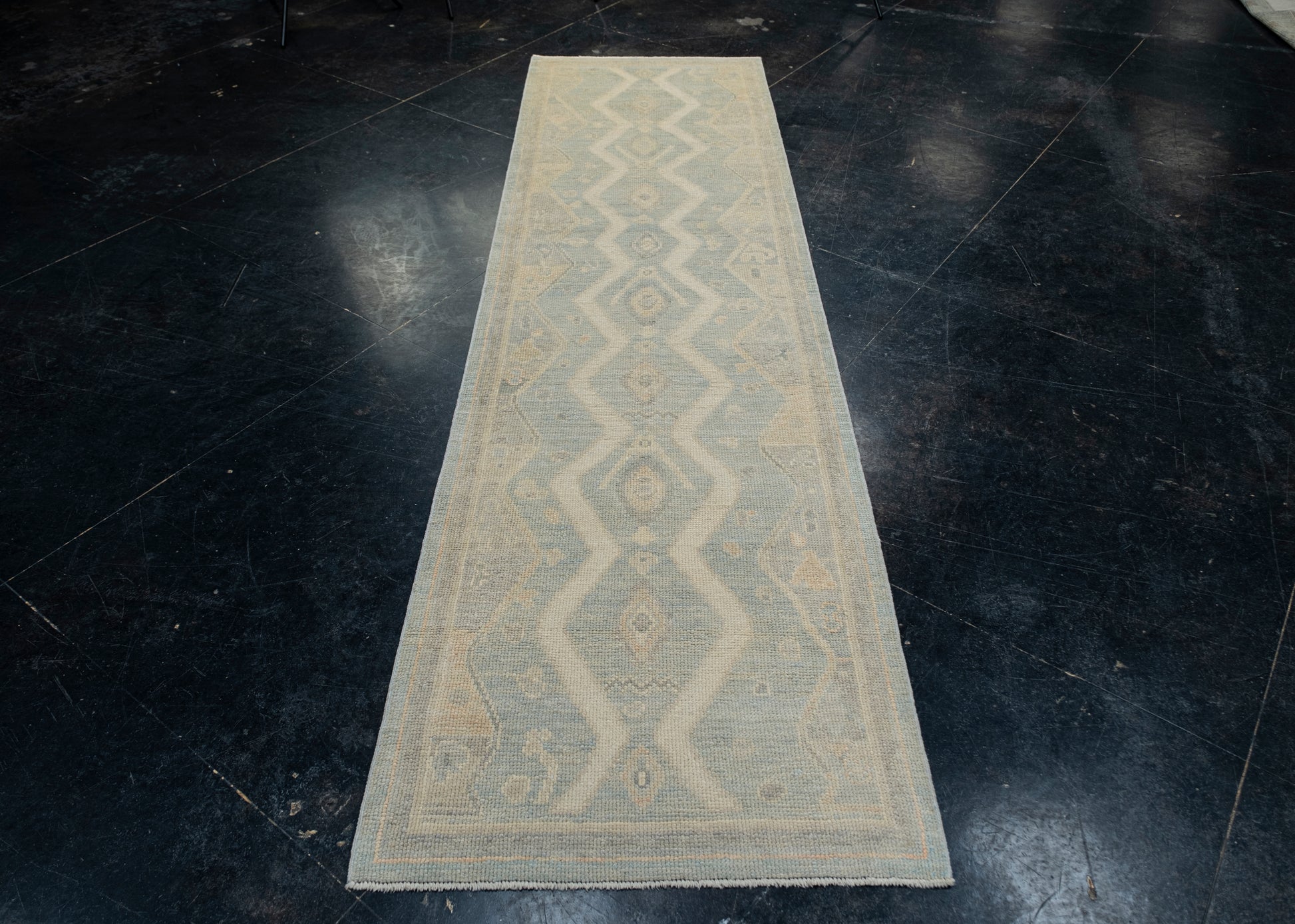 Turkish Oushak Rug 2'8" x 9'6" #12116