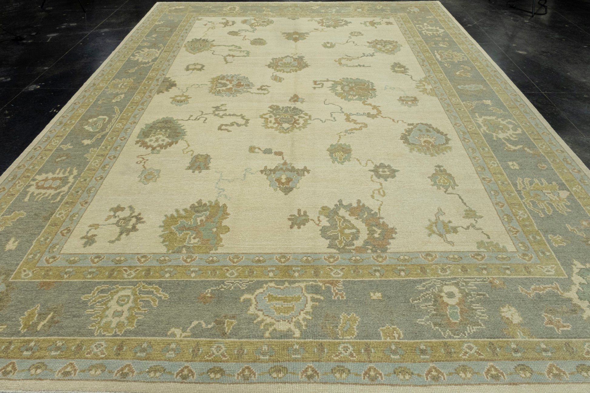 Turkish Oushak Rug 10'2" x 13'8" #16621