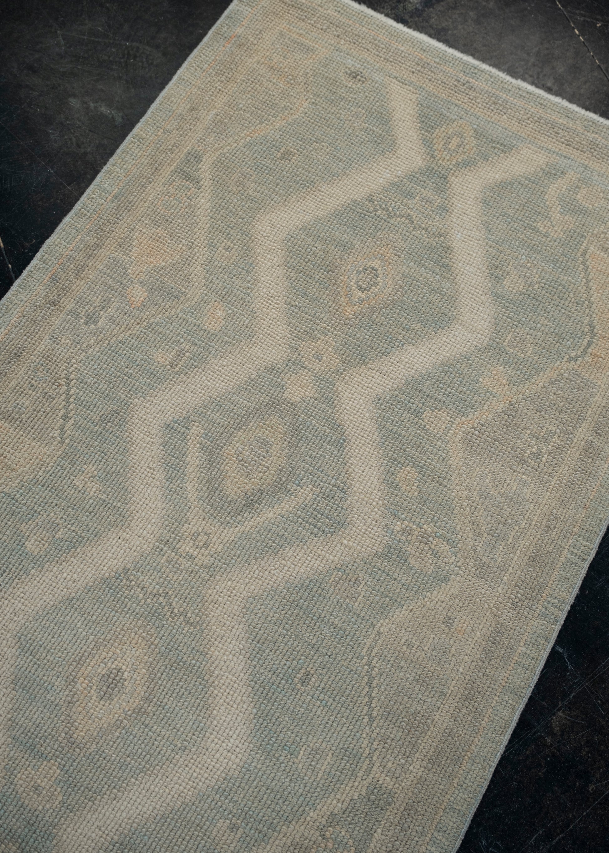 Turkish Oushak Rug 2'8" x 9'6" #12116