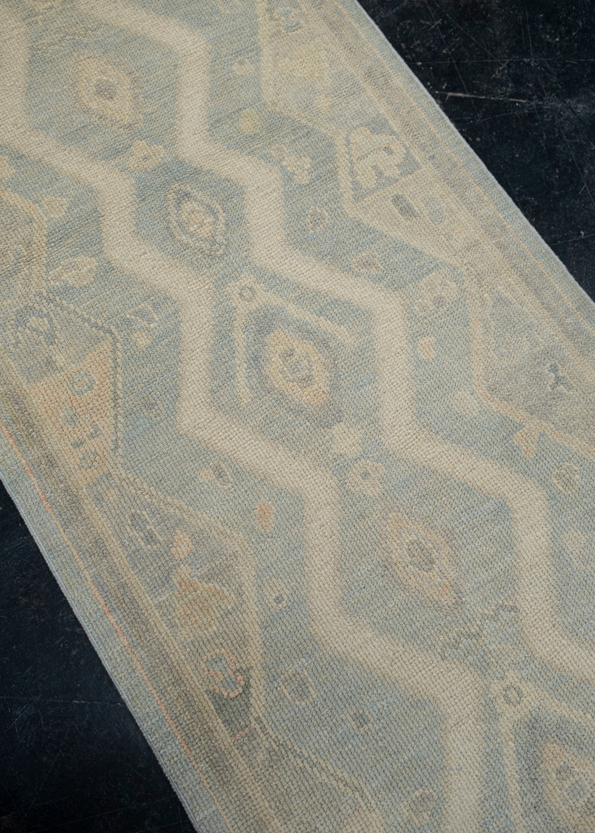 Turkish Oushak Rug 2'8" x 9'6" #12116