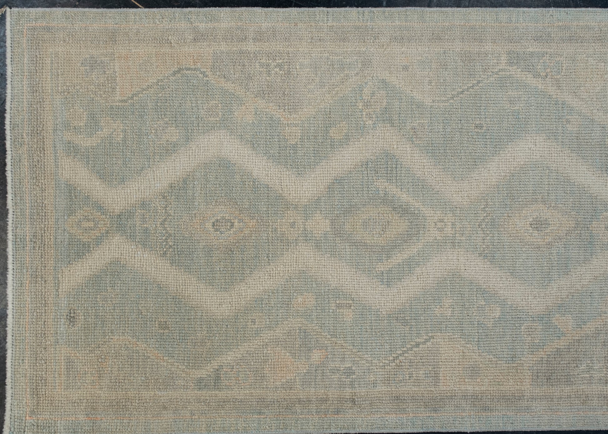 Turkish Oushak Rug 2'8" x 9'6" #12116