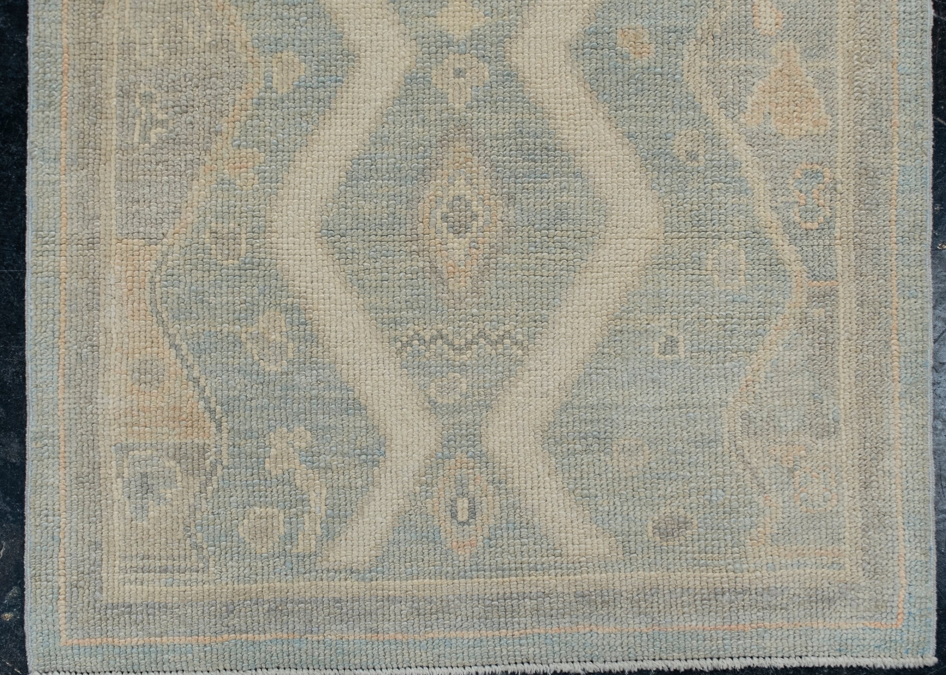 Turkish Oushak Rug 2'8" x 9'6" #12116