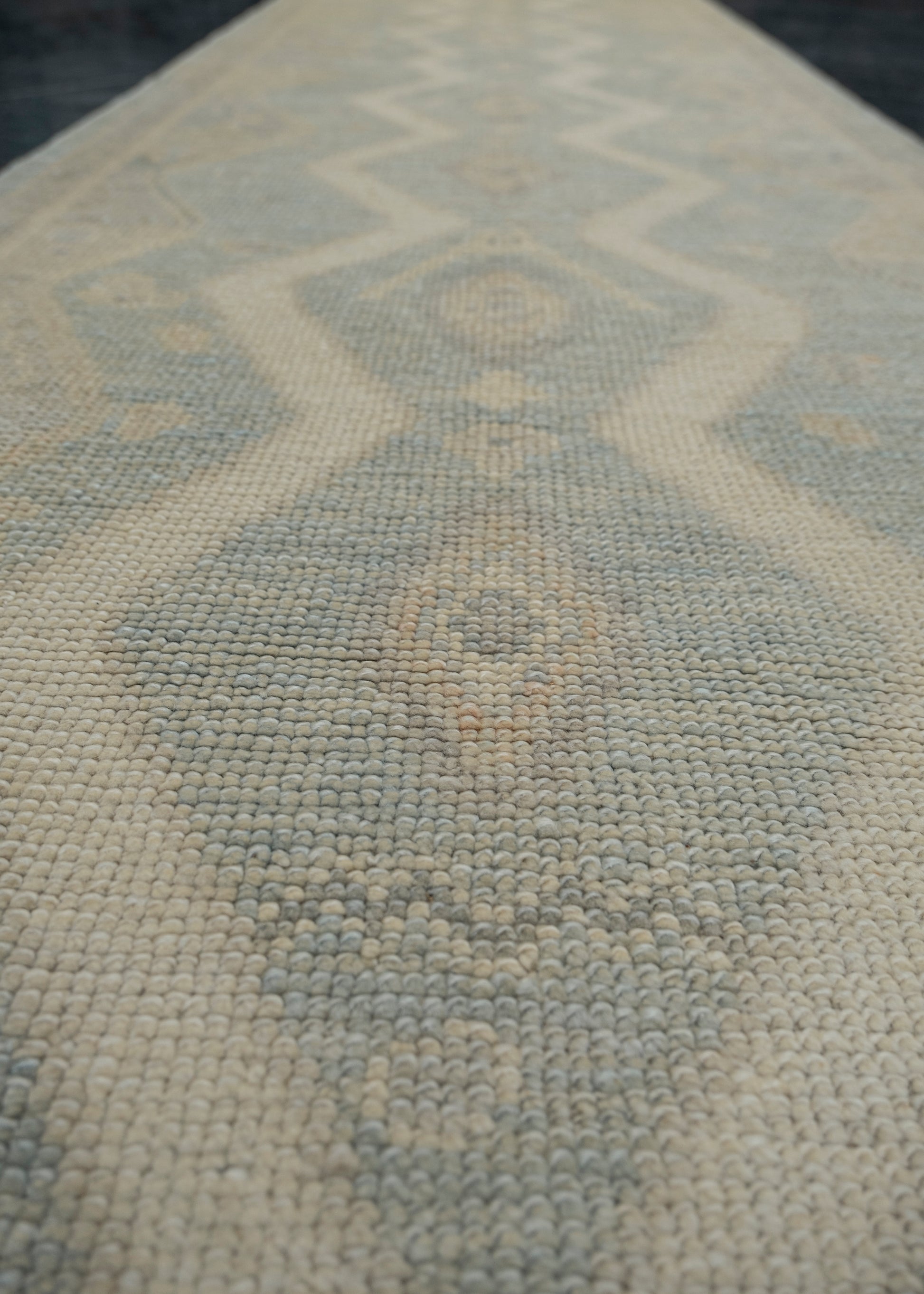 Turkish Oushak Rug 2'8" x 9'6" #12116