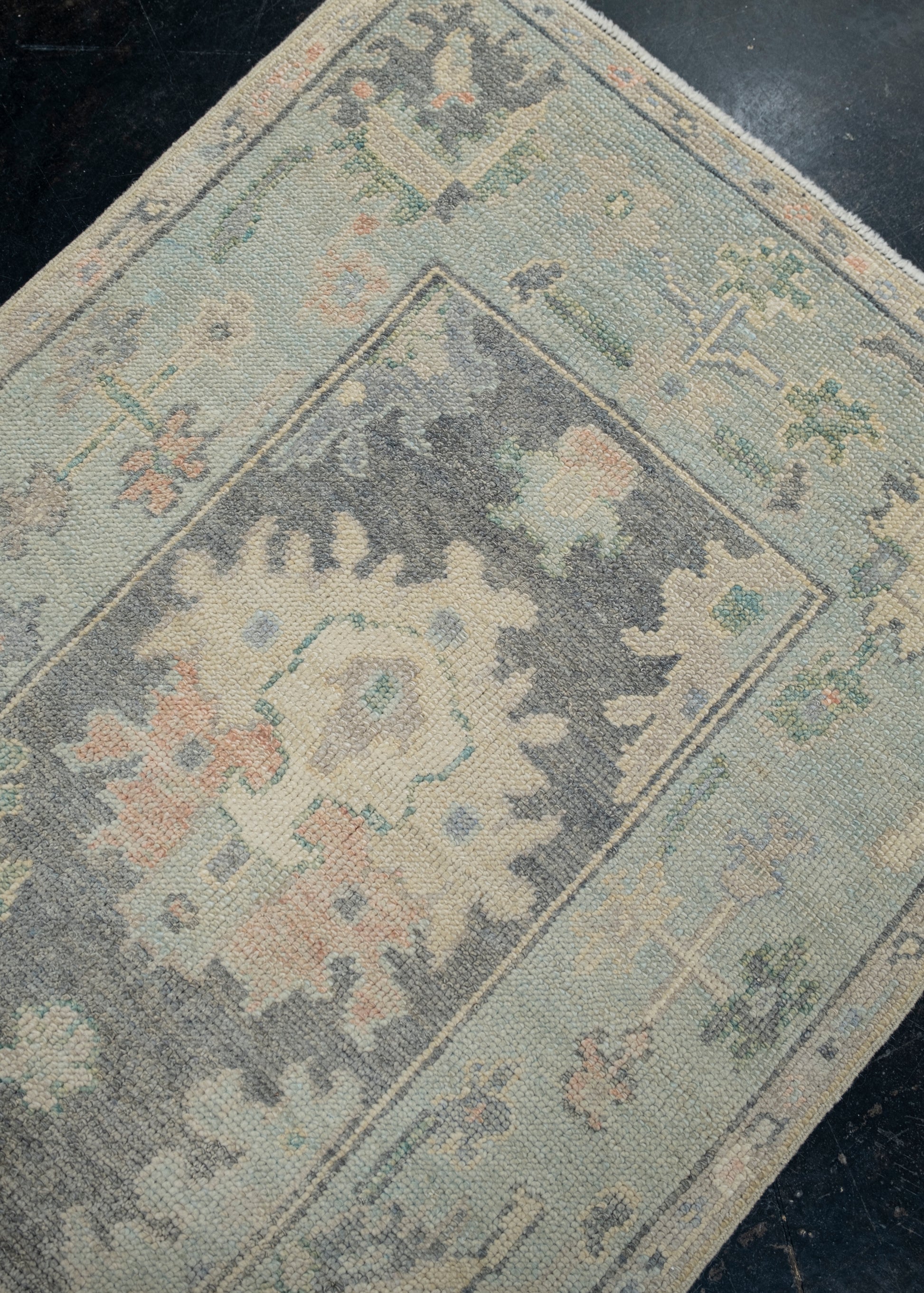 Turkish Oushak Rug 2'10" x 5'11" #12128