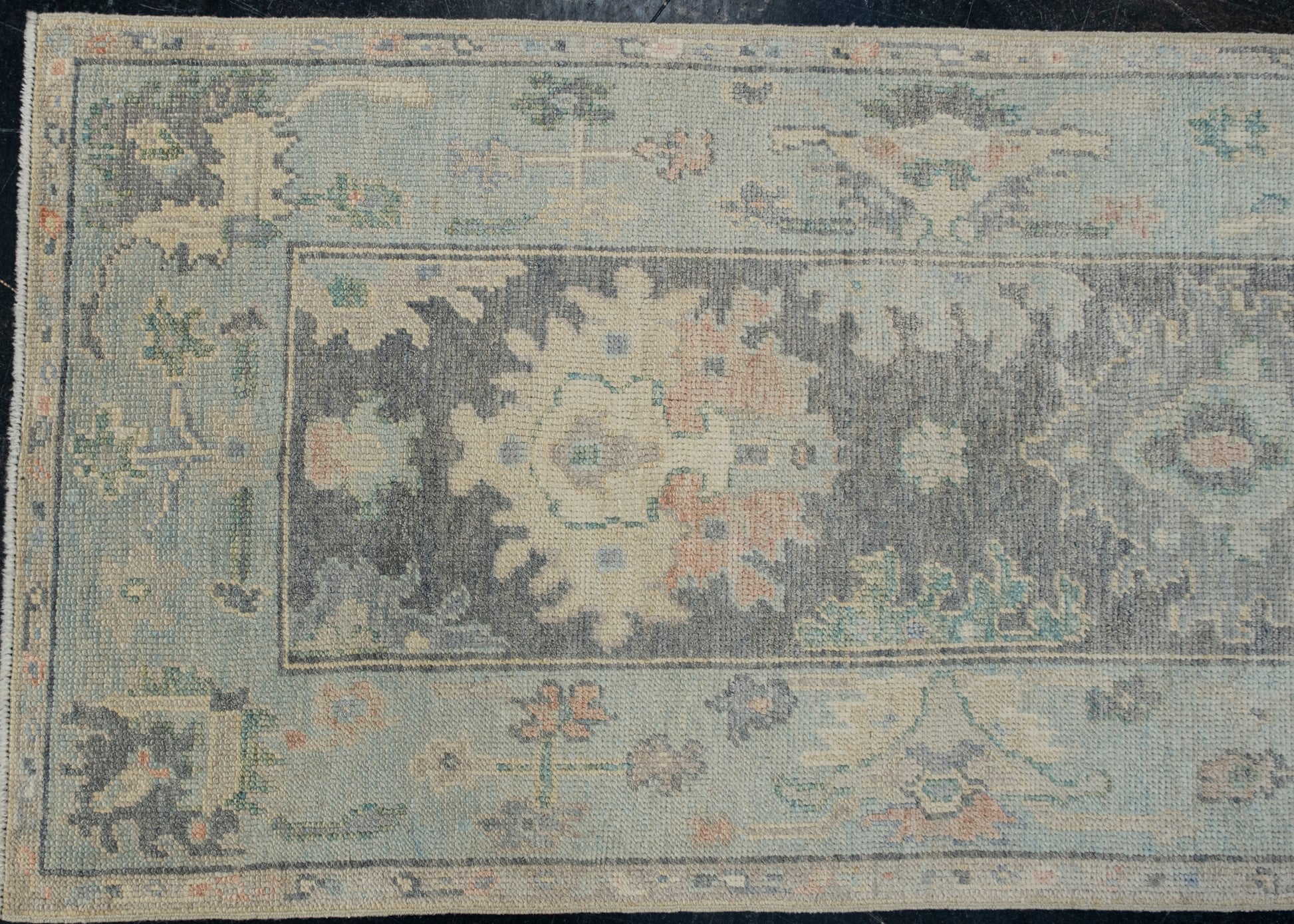 Turkish Oushak Rug 2'10" x 5'11" #12128