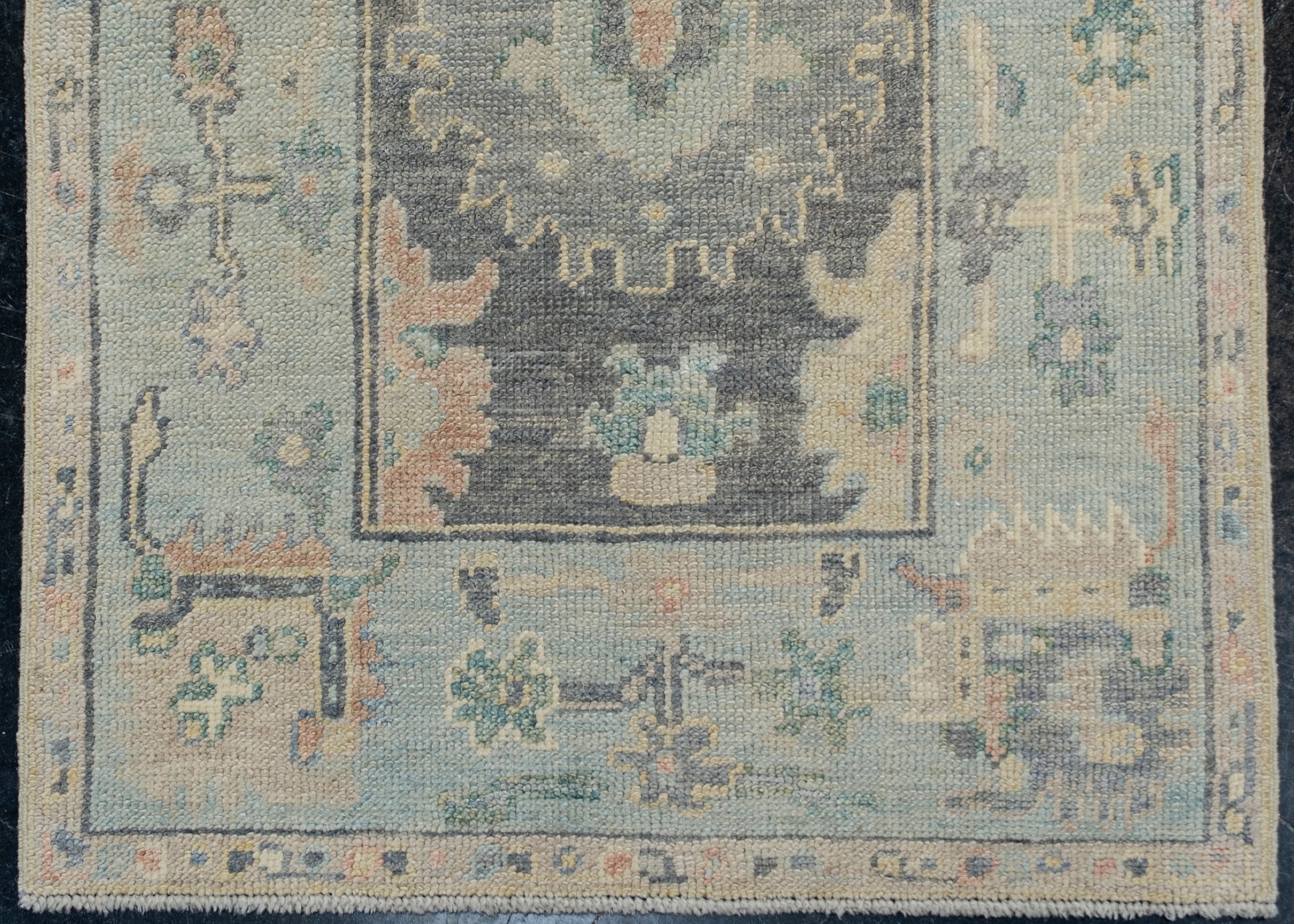 Turkish Oushak Rug 2'10" x 5'11" #12128