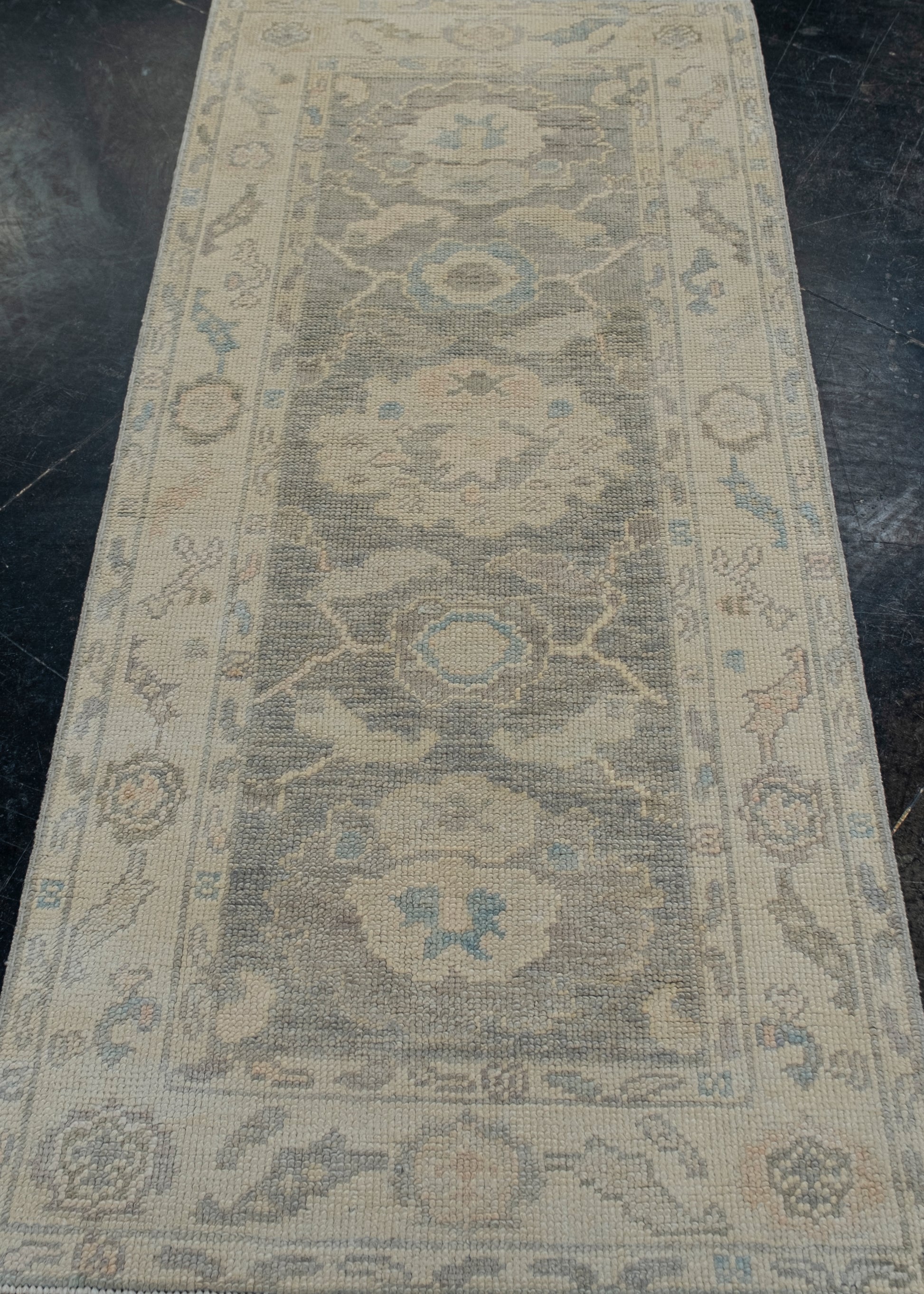 Turkish Oushak Rug 2'6" x 5'8" #12076
