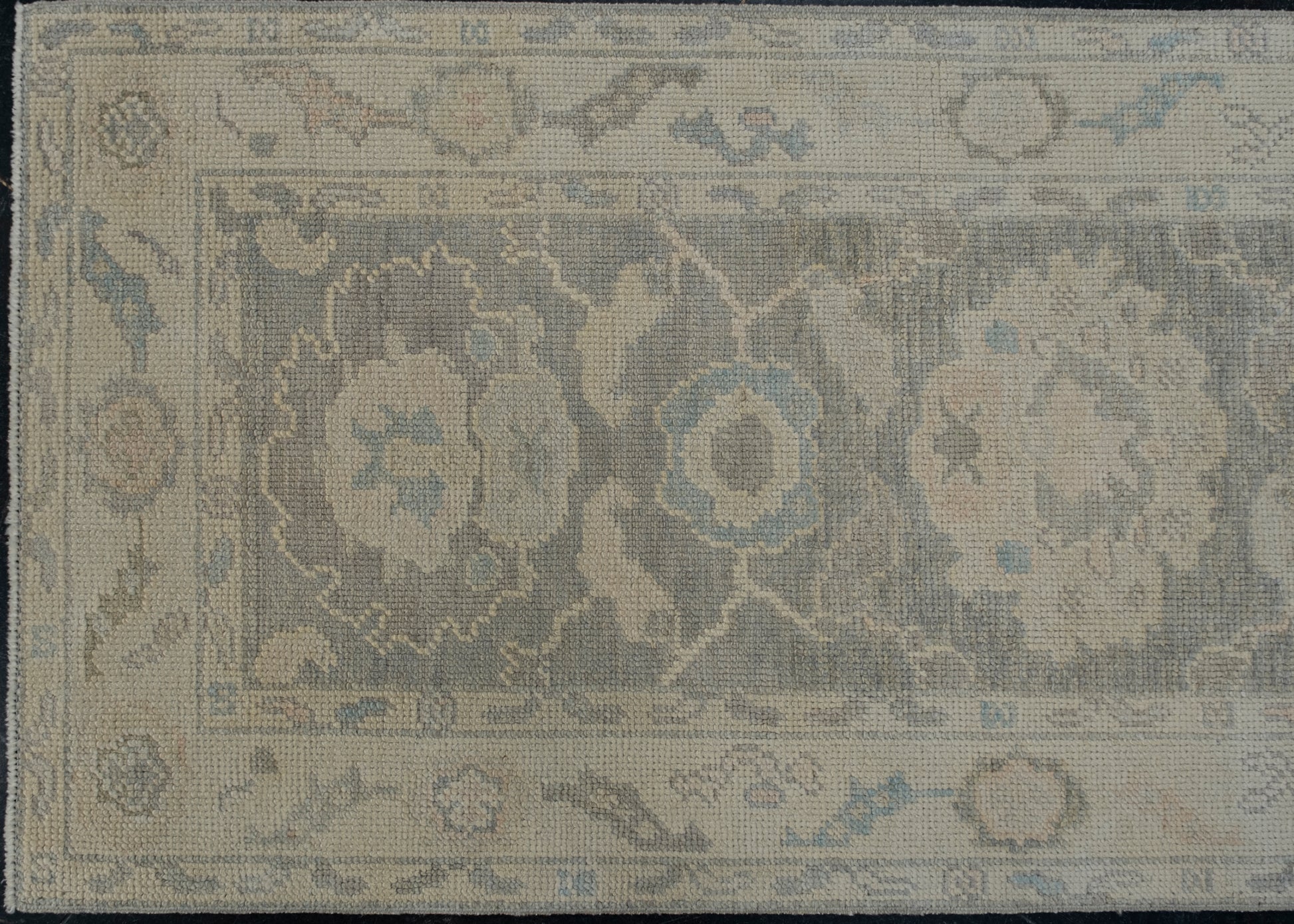 Turkish Oushak Rug 2'6" x 5'8" #12076
