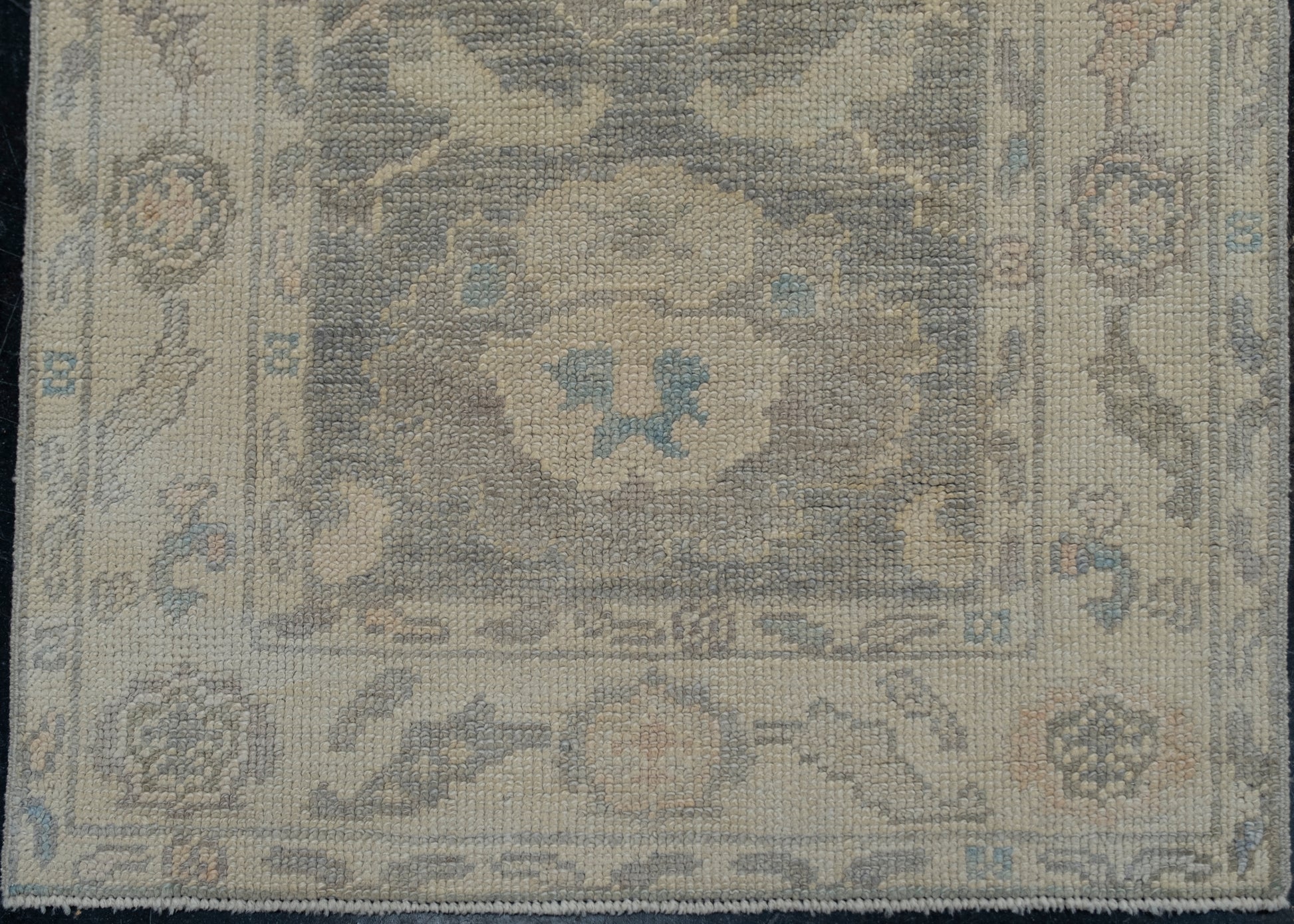 Turkish Oushak Rug 2'6" x 5'8" #12076