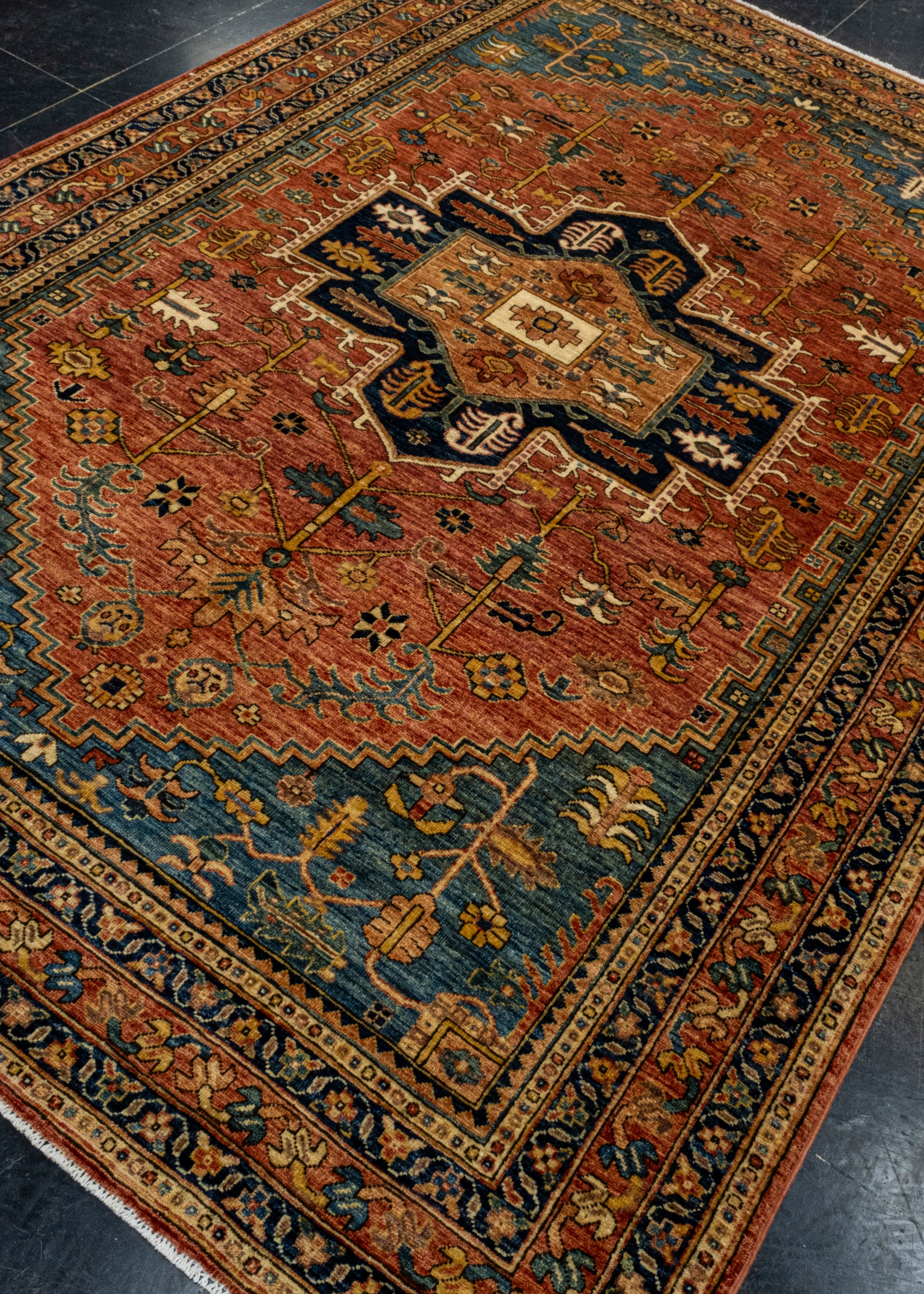 Oriental Hand Knotted Rug 6' x 8'11" #9005