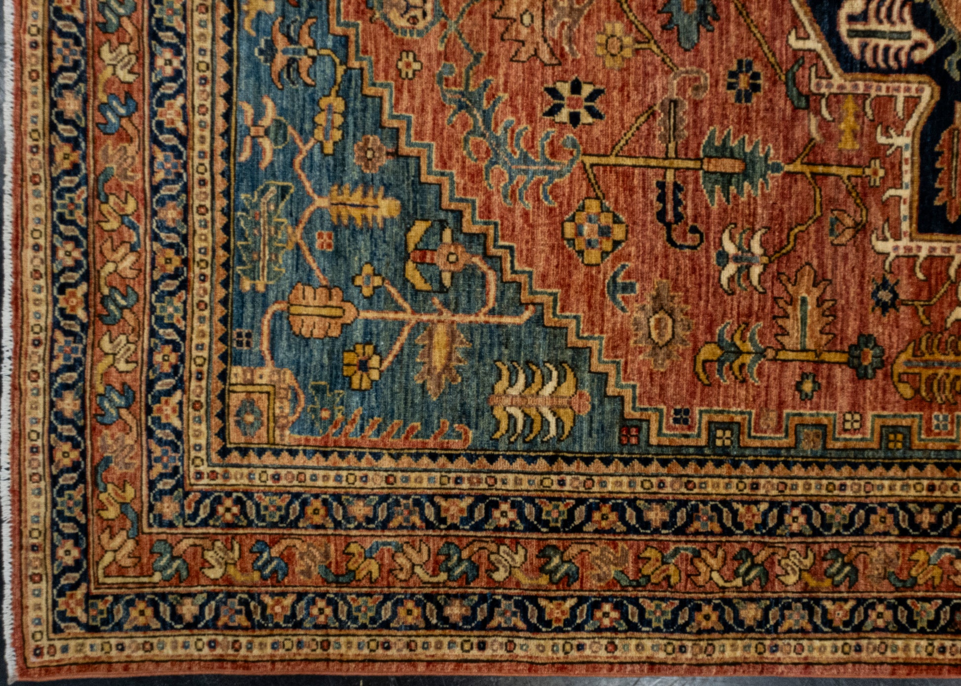 Oriental Hand Knotted Rug 6' x 8'11" #9005
