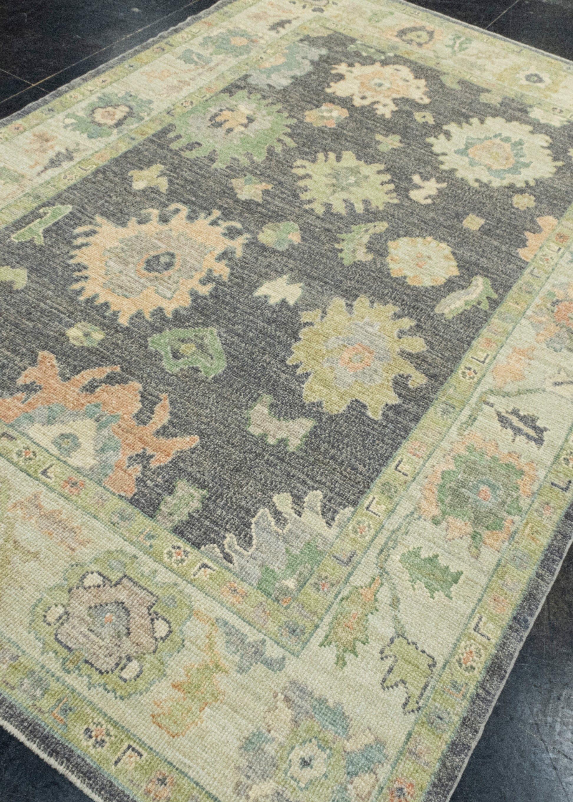 Turkish Oushak Rug 6'1" x 8'11" #16500