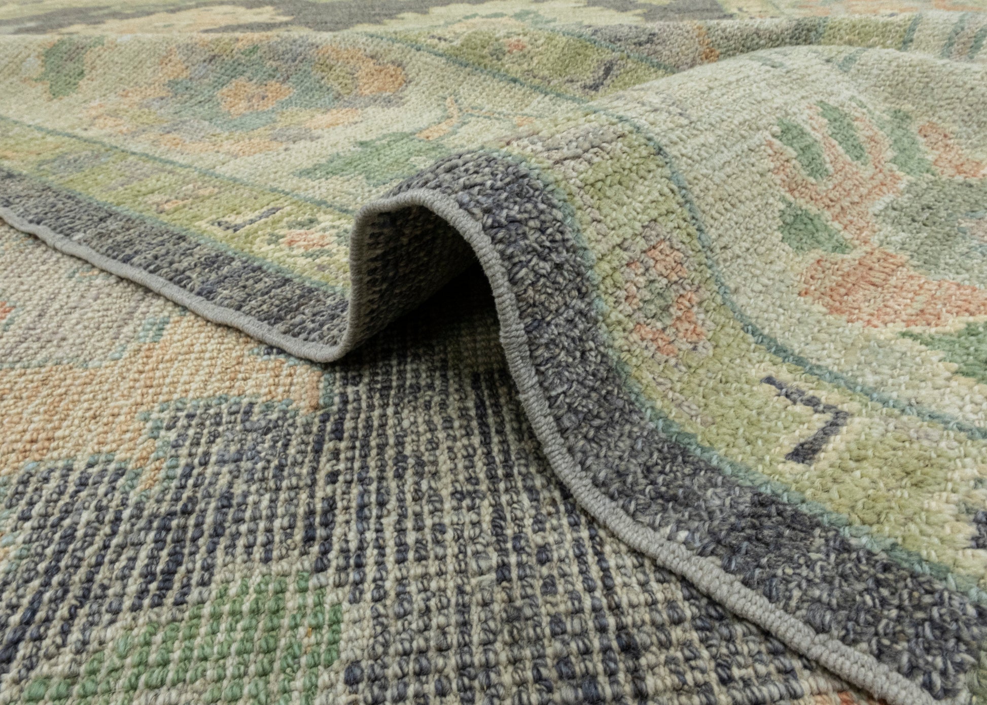 Turkish Oushak Rug 6'1" x 8'11" #16500