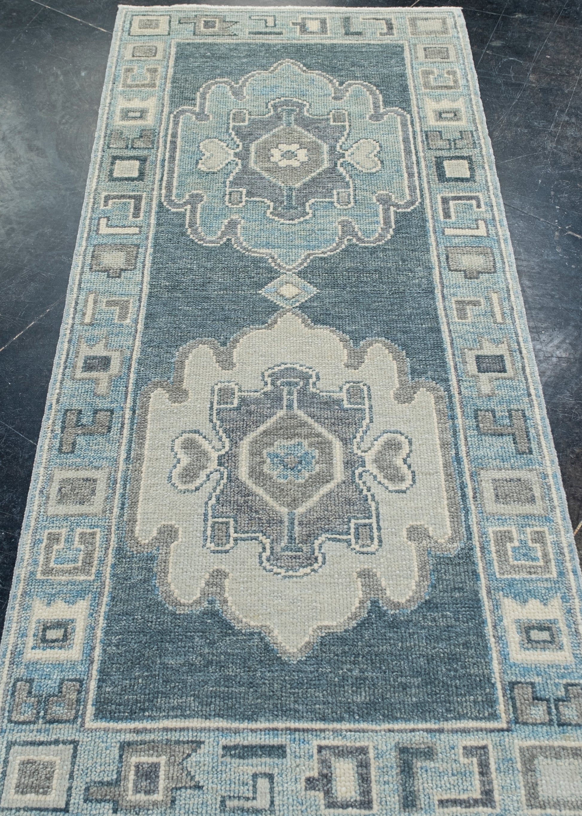 Turkish Oushak Rug 2'7" x 5'11" #12169