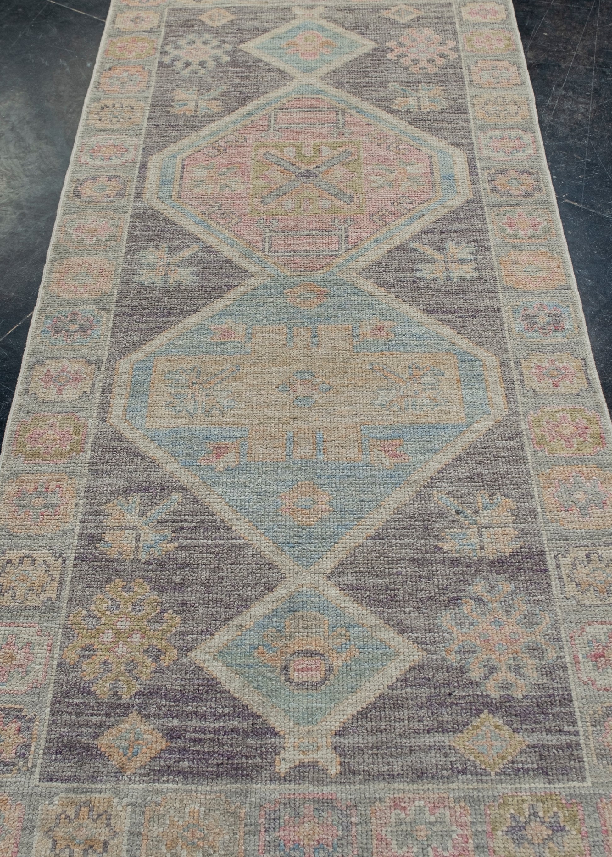Turkish Oushak Rug 3' x 6'7" #4153